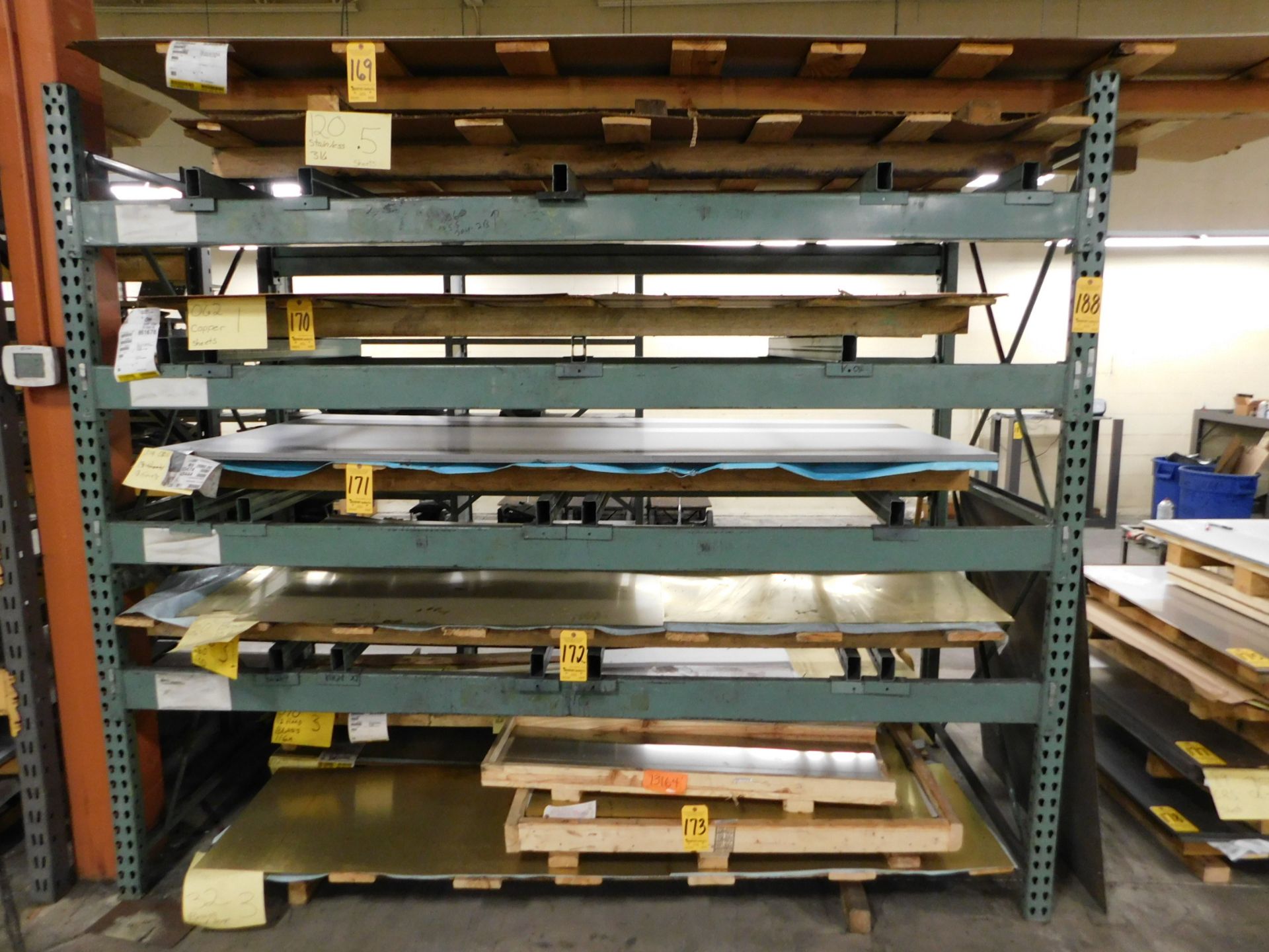 Pallet Shelving, (1) Section, 8 Ft. H x 9 Ft. W x 4 Ft. Deep