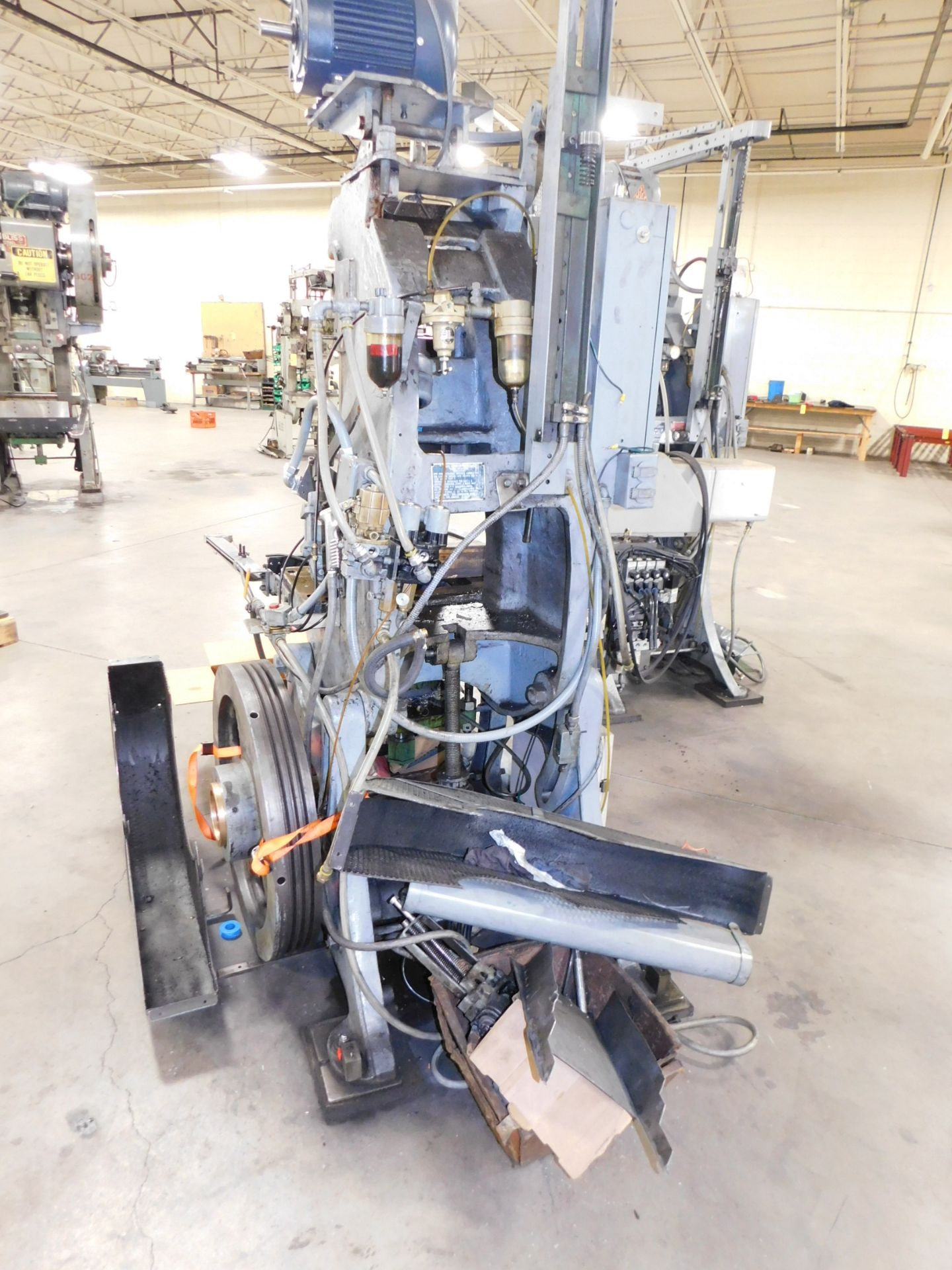 Bliss Model 9 1/2-B OBI Punch Press SN HP22986/H38963, Air Cushion (Partially Disassembled) - Image 4 of 8