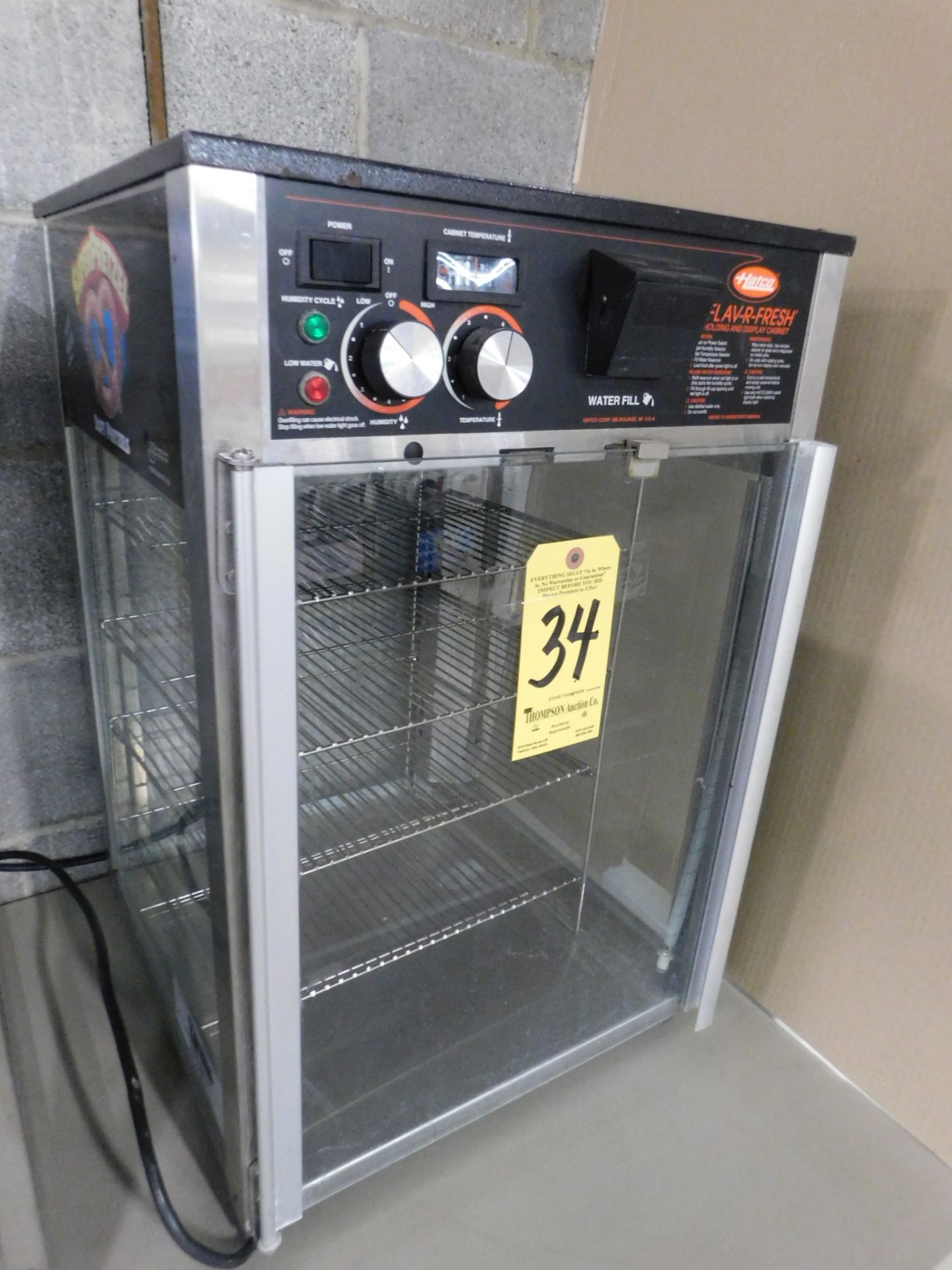 Hatco Model FDW-1X Warmer/Display Cabinet