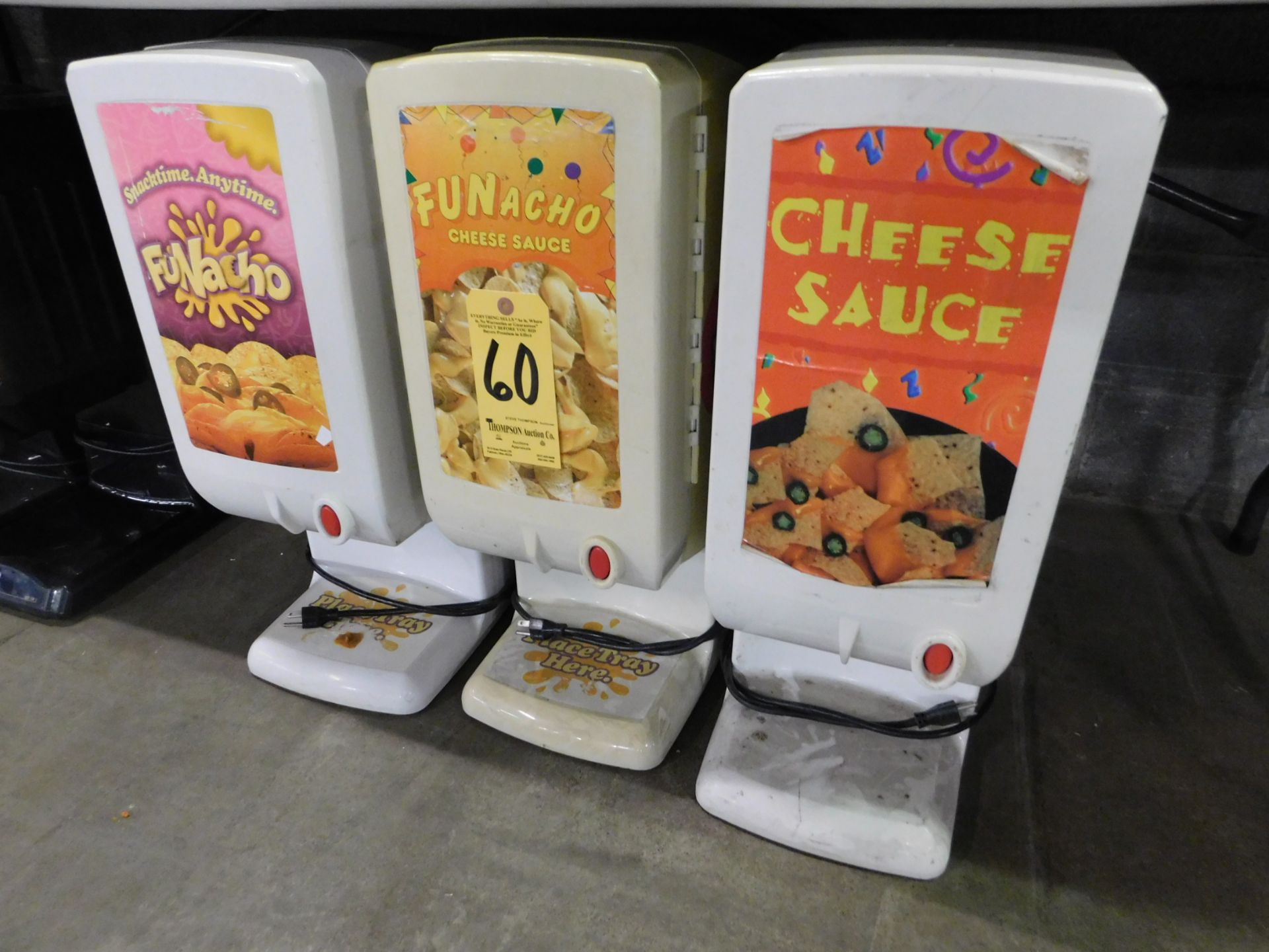 (3) AFP Model Sierra Nacho Cheese Dispensers