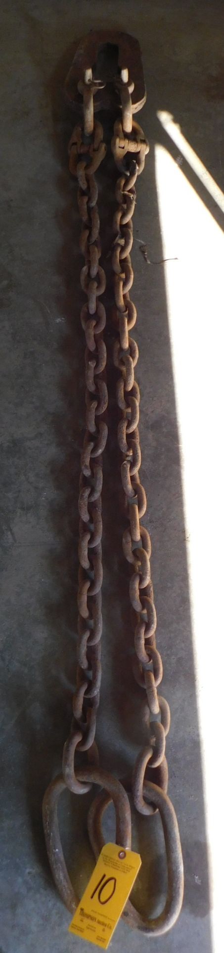 Lifting Chain, 2 Ring, 6 ft. Long, 5/8 inch link