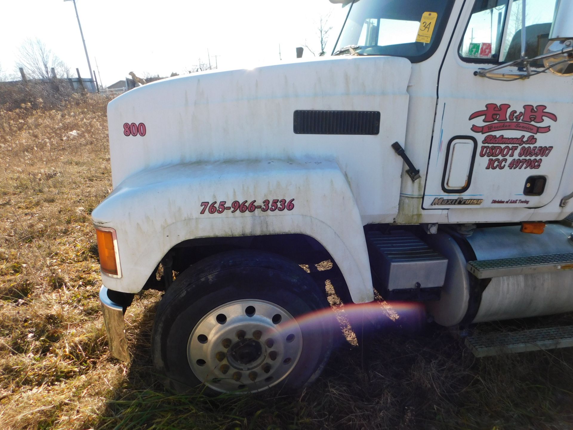 1998 Mack Model CH613 Maxi Cruise Tandem Axle Semi Tractor, Day Cab, Diesel, Maxi-Torque 9-speed - Image 6 of 19