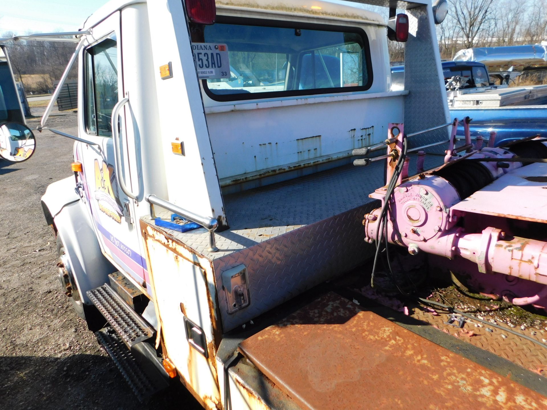 1999 International 4700/DT466E Single Axle Tow Truck, Diesel, International 6-Plus Manual - Image 10 of 23