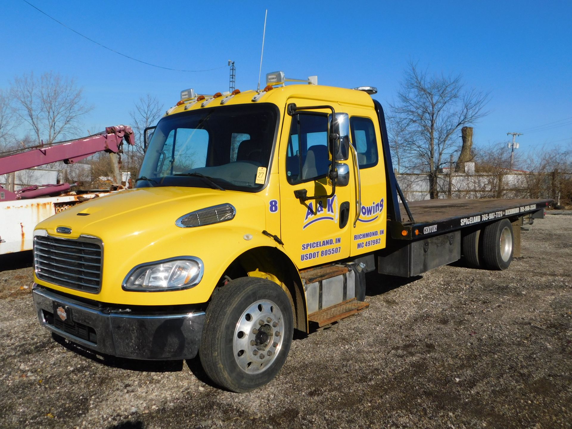 2015 FREIGHTLINER Model M2 106 Rollback Tow Truck, 5.9 Cummins Engine, Allison Automatic