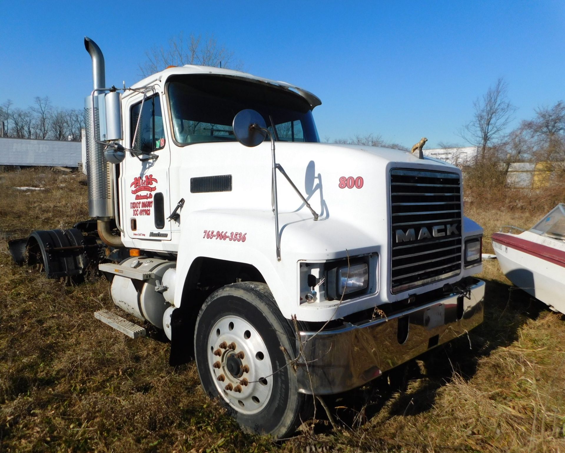 1998 Mack Model CH613 Maxi Cruise Tandem Axle Semi Tractor, Day Cab, Diesel, Maxi-Torque 9-speed