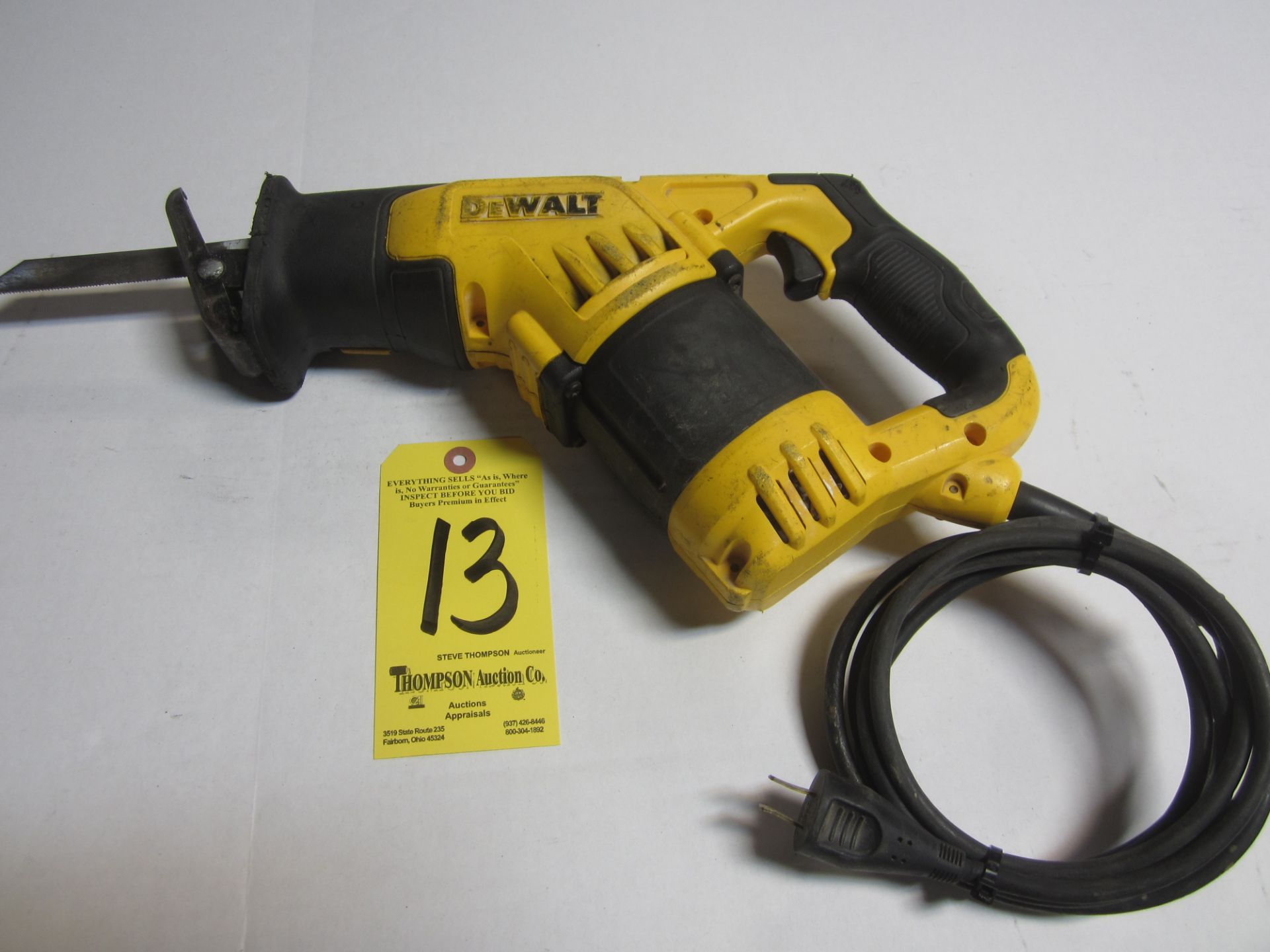 Dewalt DWE357 Reciprocating Saw