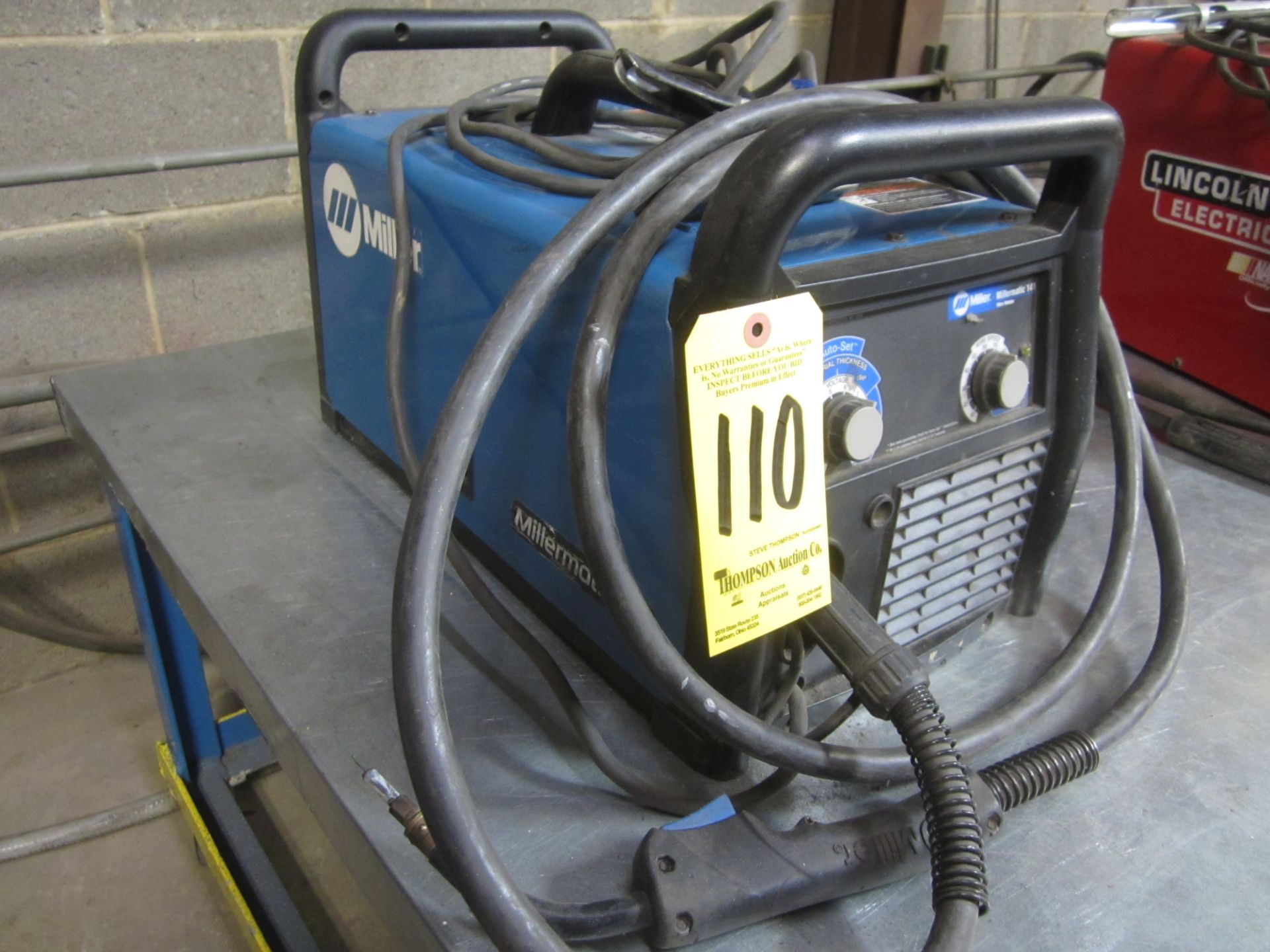 Miller Millermatic 141 Mig Welder, s/n MF051539N, 115/1/60 AC