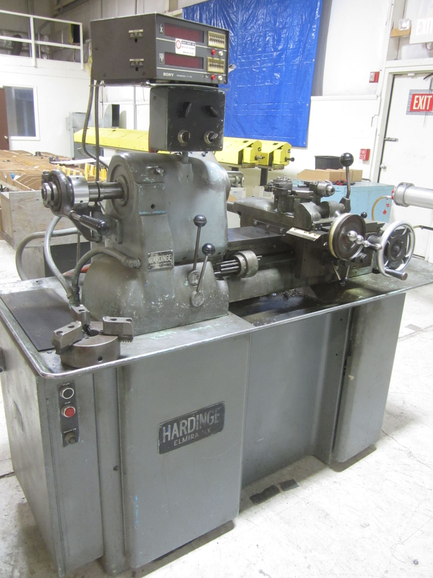 Hardinge HC Chucker, s/n HC3245L, 5C Lever Collet Closer, 6 Inch 3-Jaw Chuck, 5C Collets, Turret - Image 2 of 7