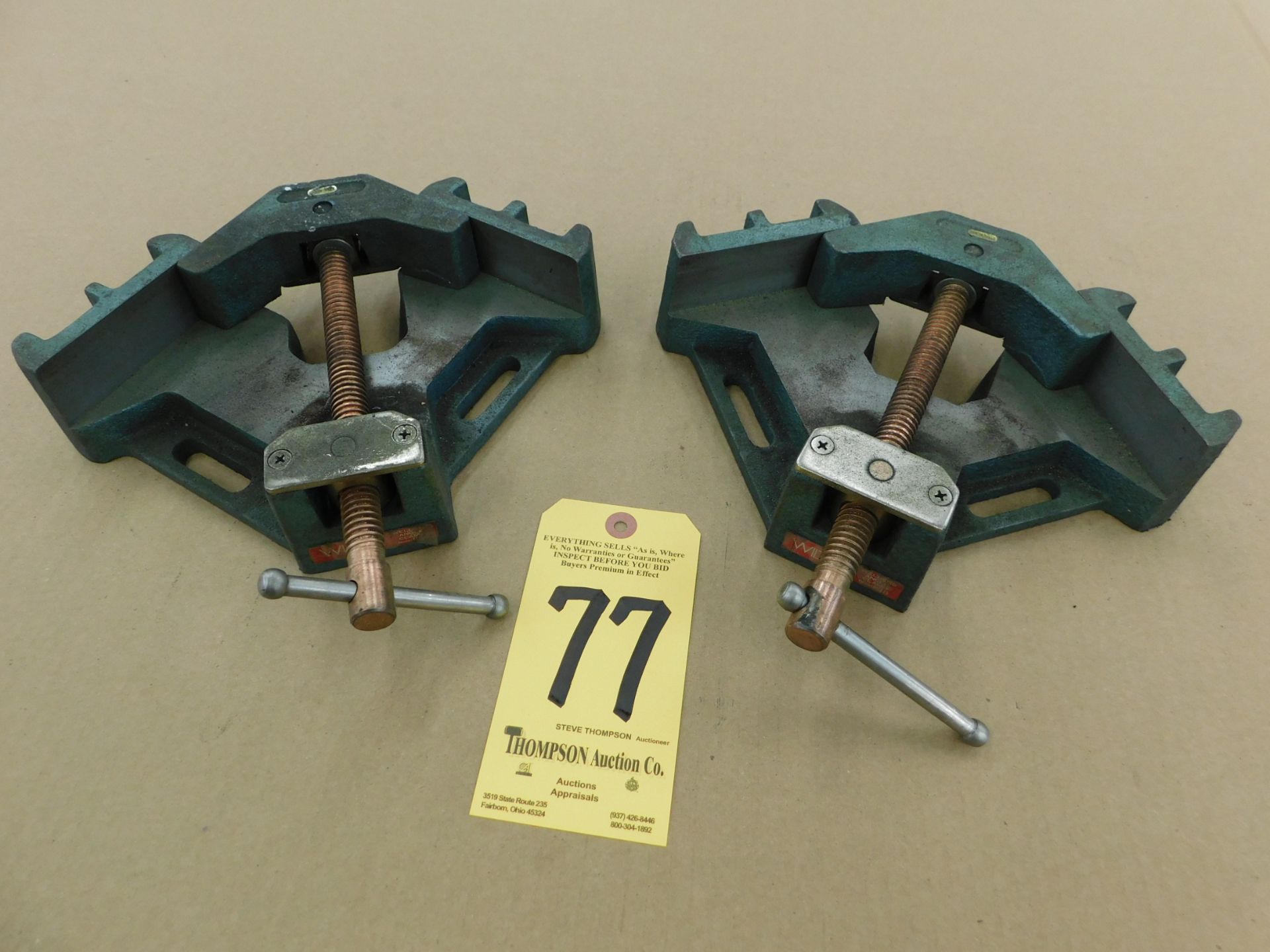 (2) Wilton Right Angle Vises