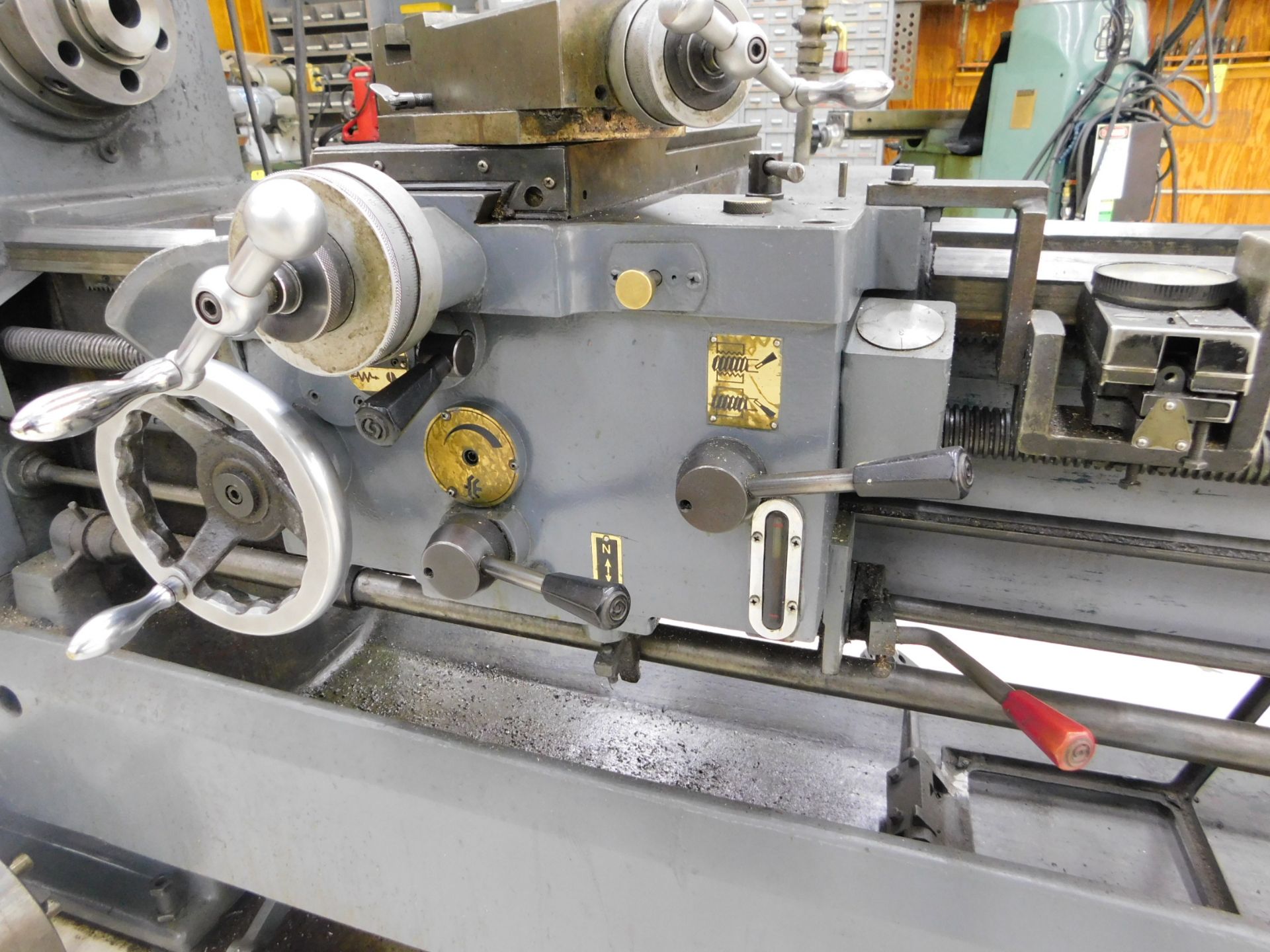 Osama Sr. Model SJ-1760G Gap Bed Tool Room Lathe, s/n 570338, 17” X 60”, 5C Lever Collet Chuck,10” - Image 17 of 21