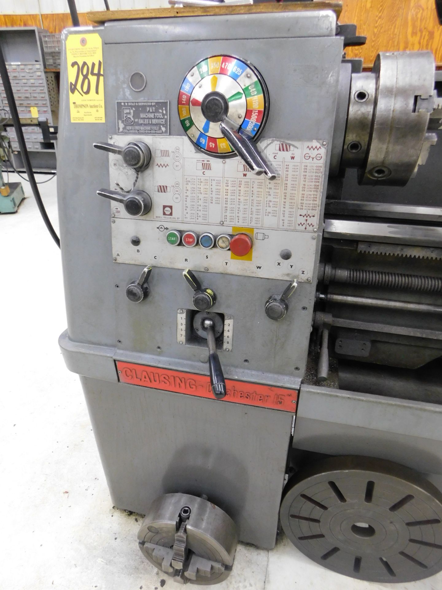 Clausing Colchester 15 In. X 50 In. Tool Room Lathe, s/n LTR50SILFV/38039, Inch/Metric, Shars D.R. - Image 6 of 16