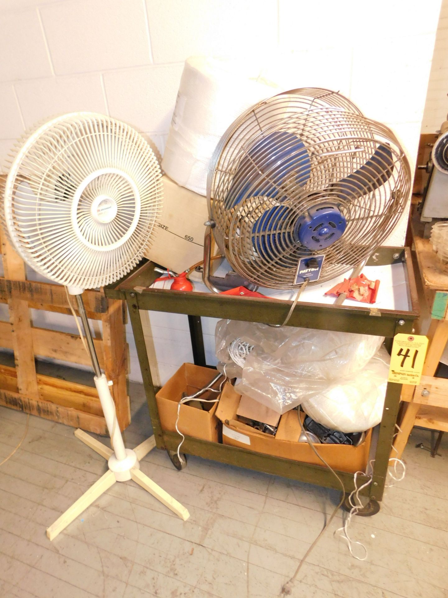 Utility Cart with (2) Fans and Twine