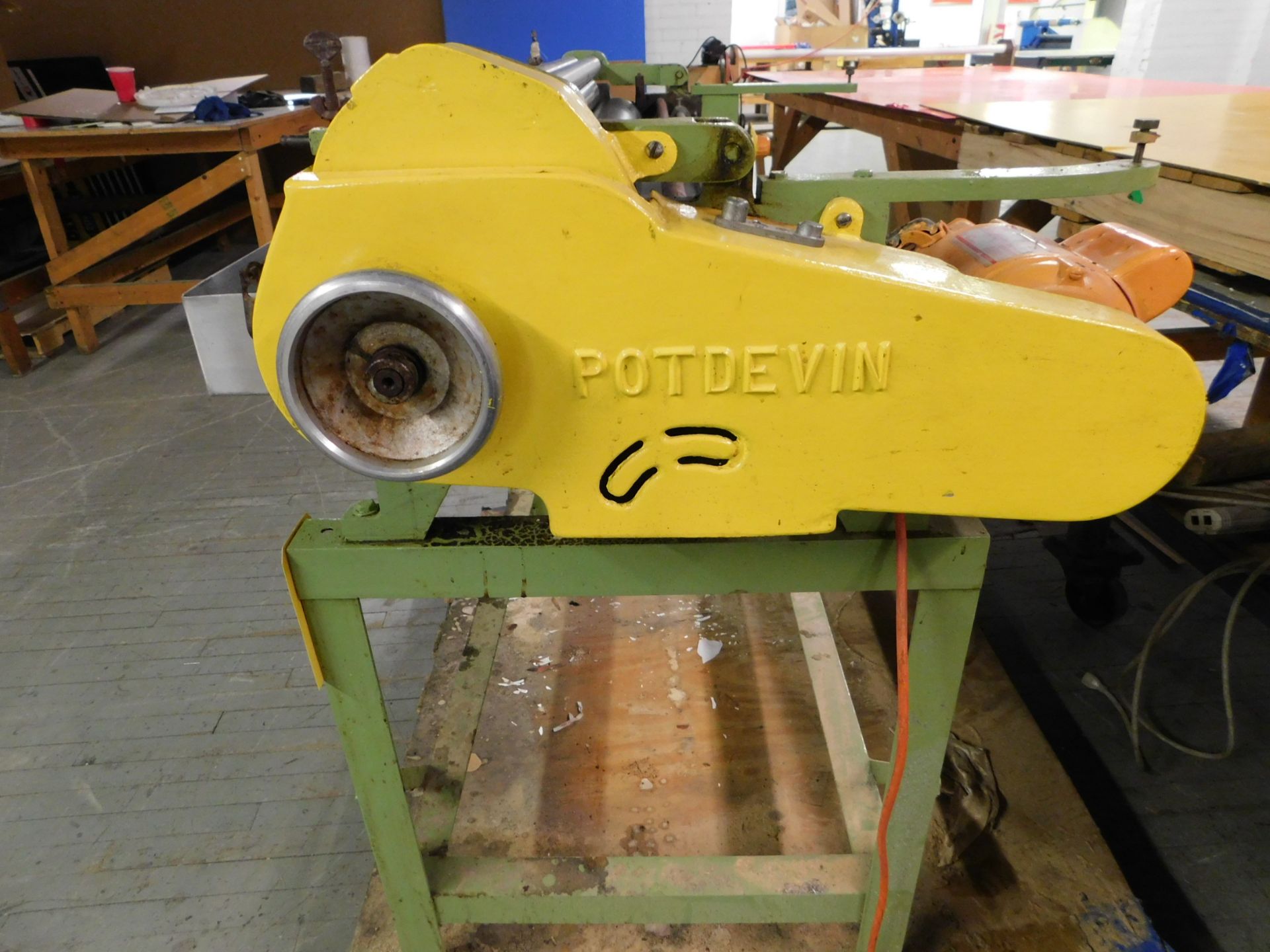 Potdevin Model NTZ Adhesive Coating Machine SN NTZ-82-36--1-100, 36" Rolls, 115V, 1 phs - Image 5 of 9