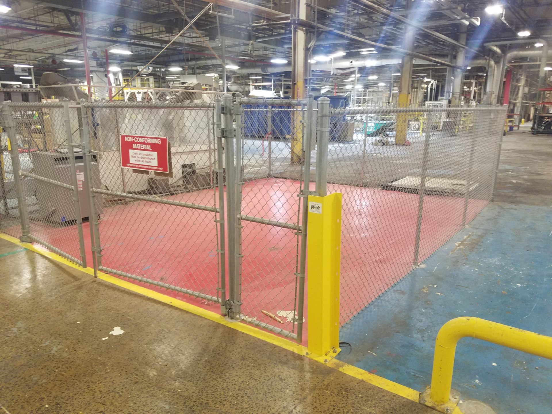 Chain Link Shop Cage Area, Approx. 20 Ft. X 20 Ft.