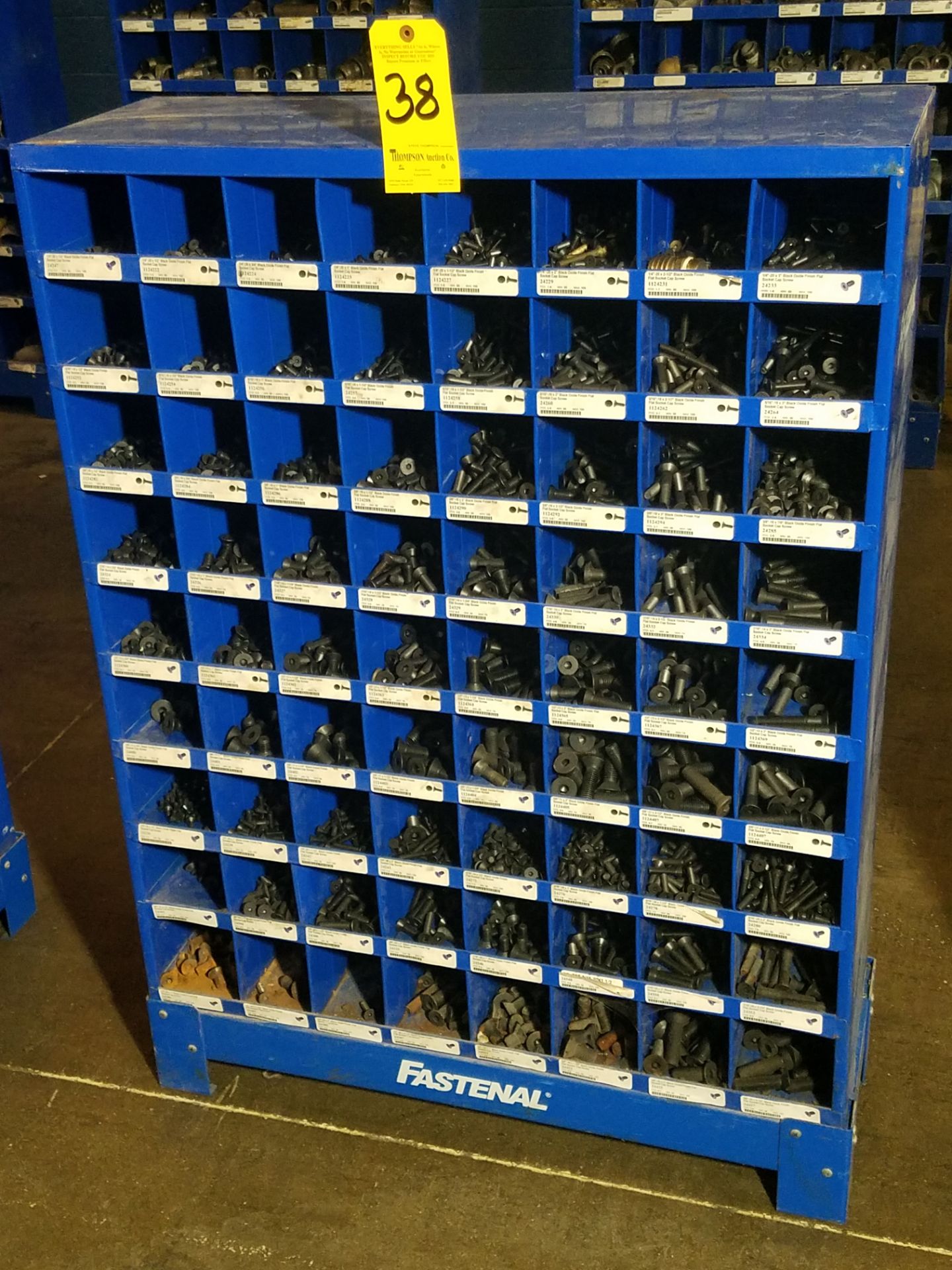 Fastenal Hardware and Fittings Bin and Contents