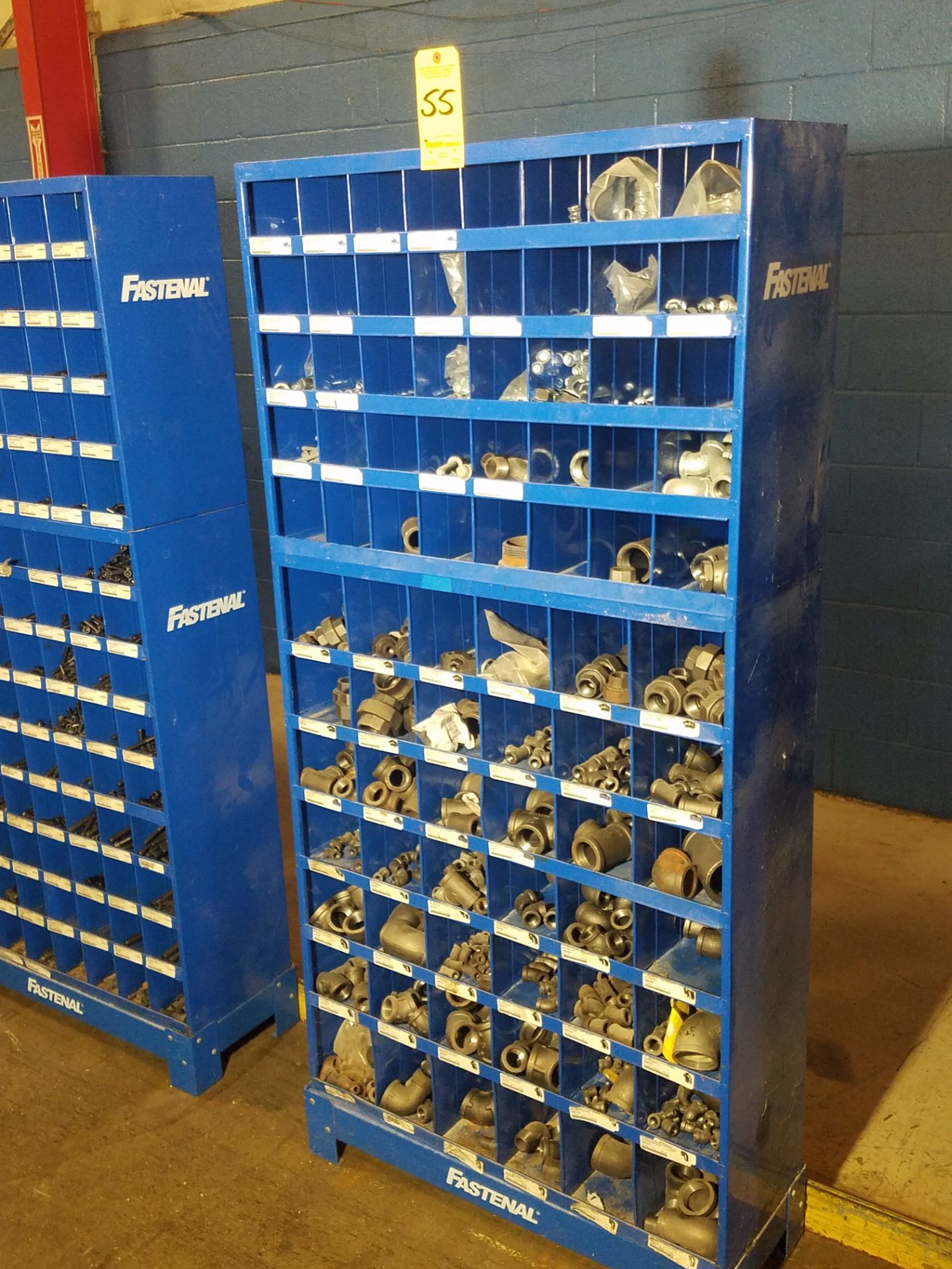 Fastenal Hardware and Fittings Bin and Contents