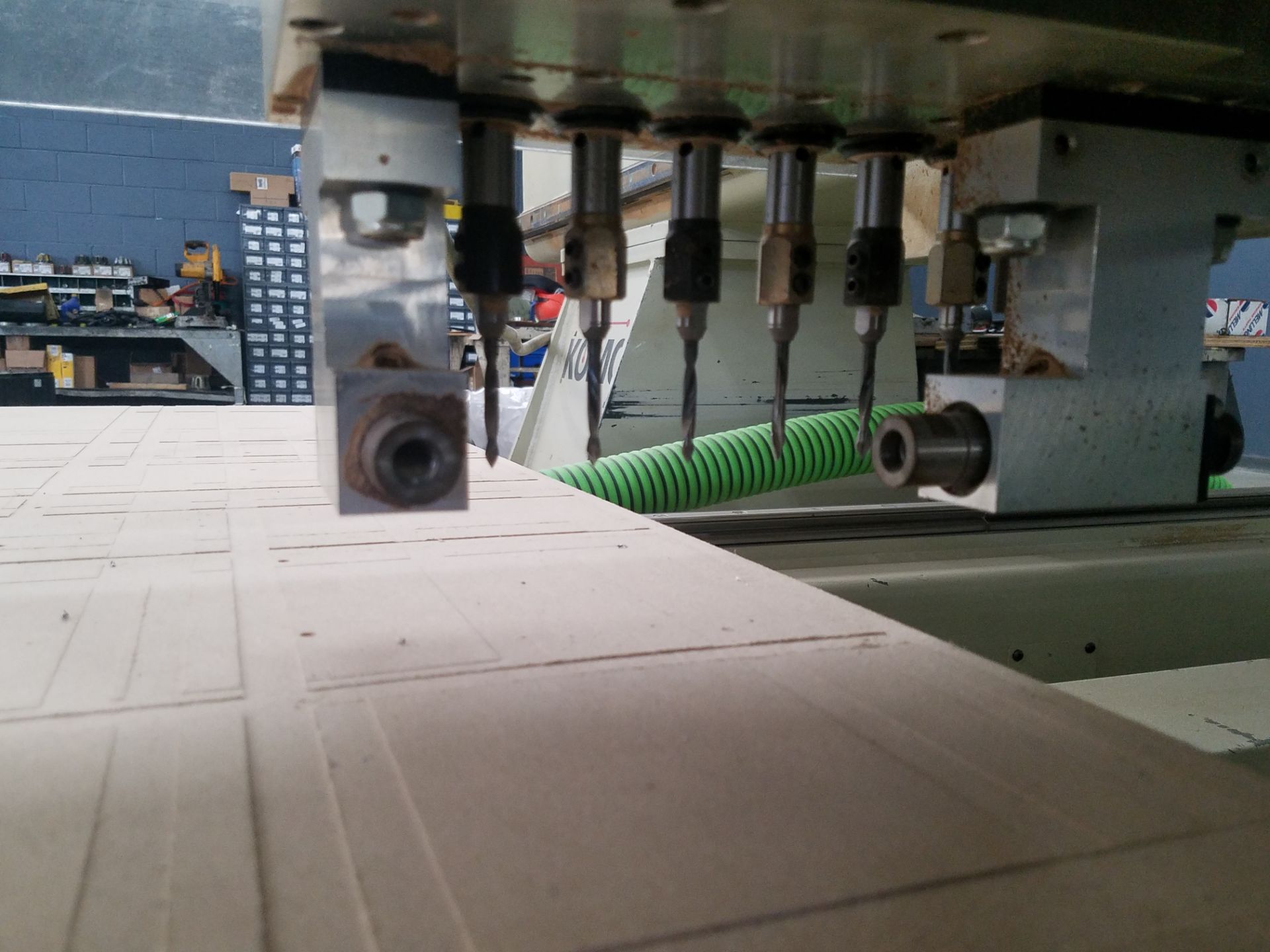 Komo Model Innova 508 CNC Router, s/n 28218-03-01-99, New 1999, Fanuc CNC Control, 18,000 RPM - Image 3 of 4