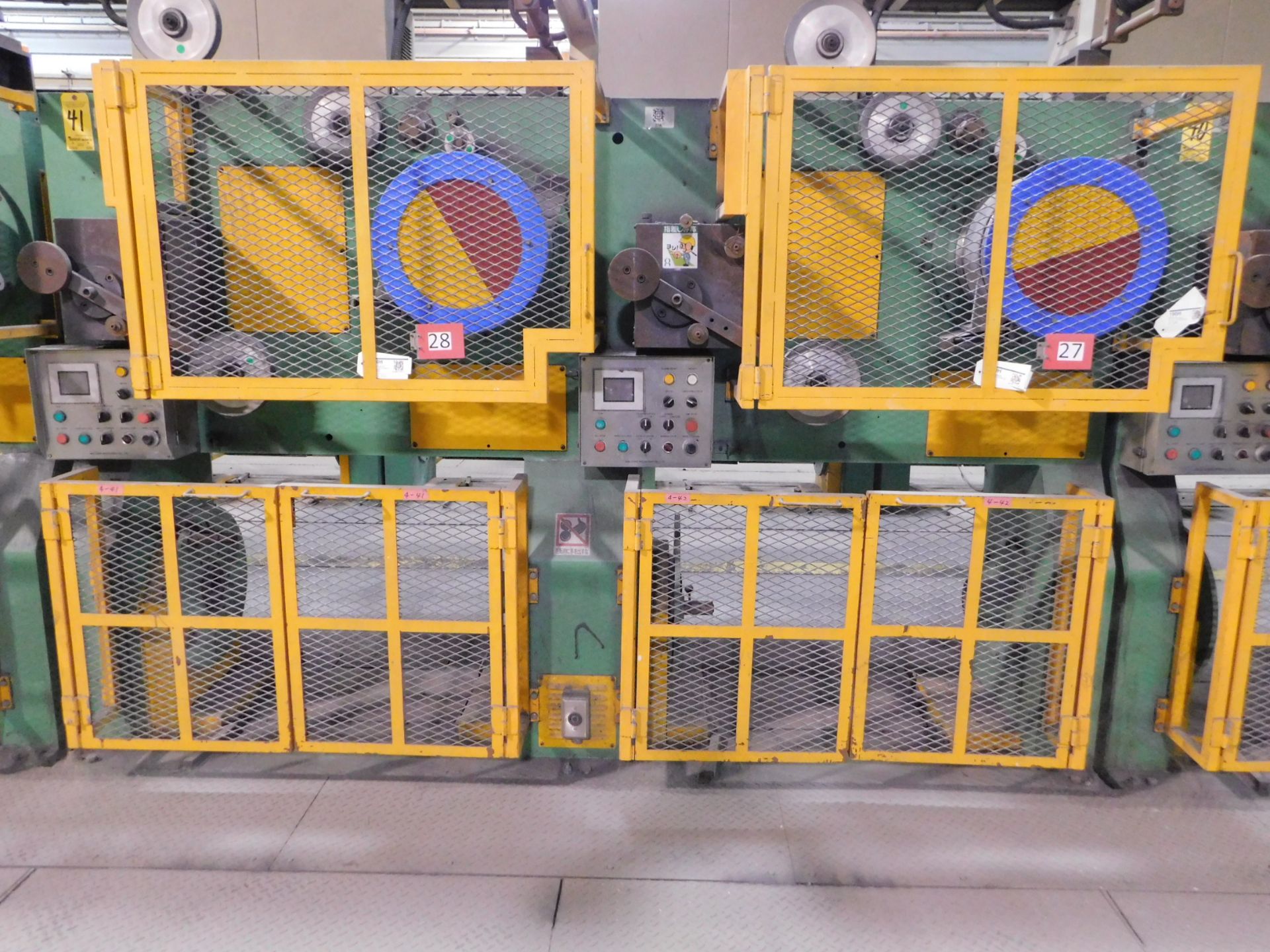 (1 pr) Haedong Model HPS3102 Wire Payoffs SN 281223, New in 2008, with Fuji Frenic Drives