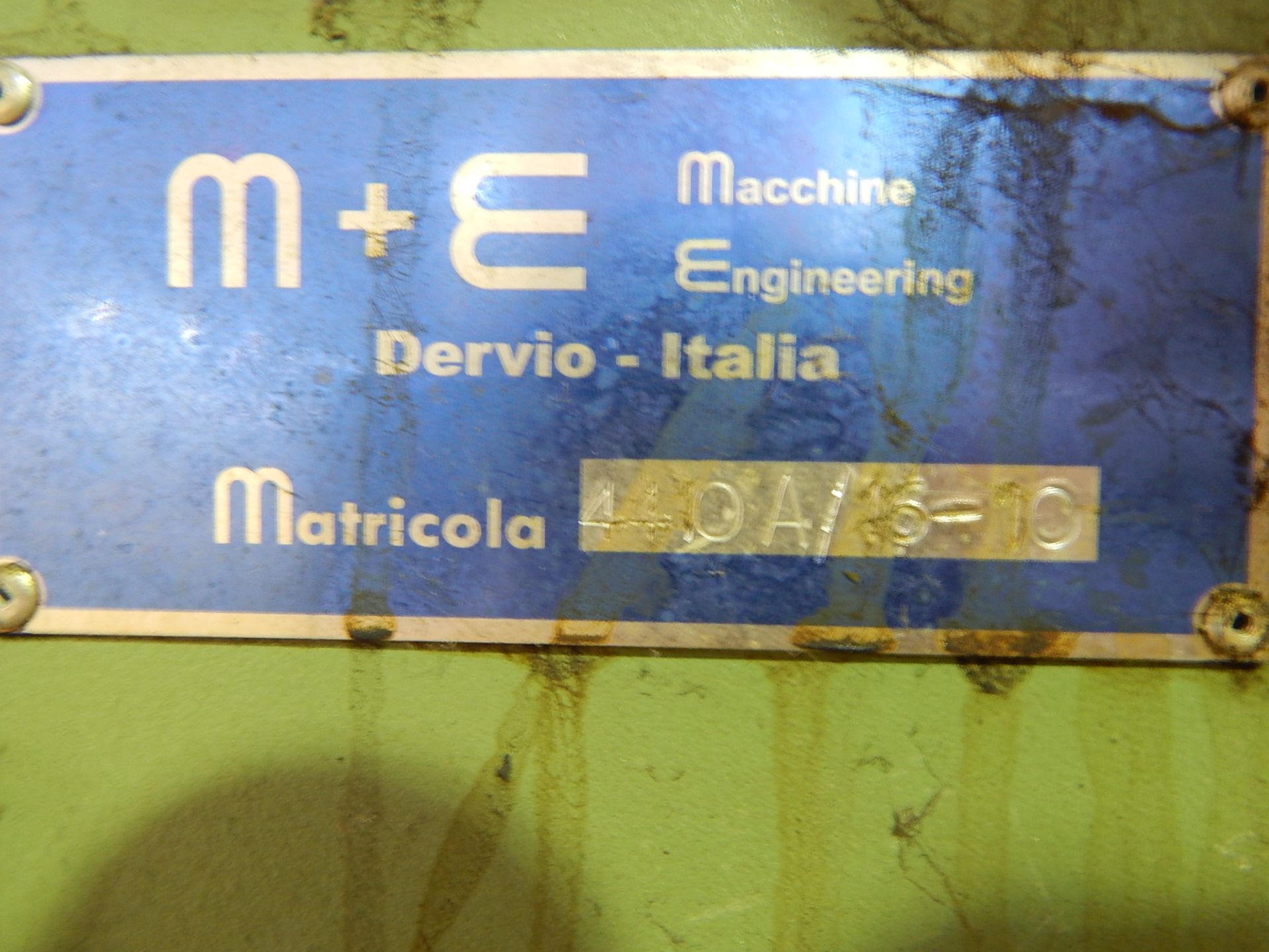 M & E Model NMG 25 Wet Wire Drawing Machine, SN 4410A-16-10 with Integrated Spooler Model, SP 330, - Image 6 of 6