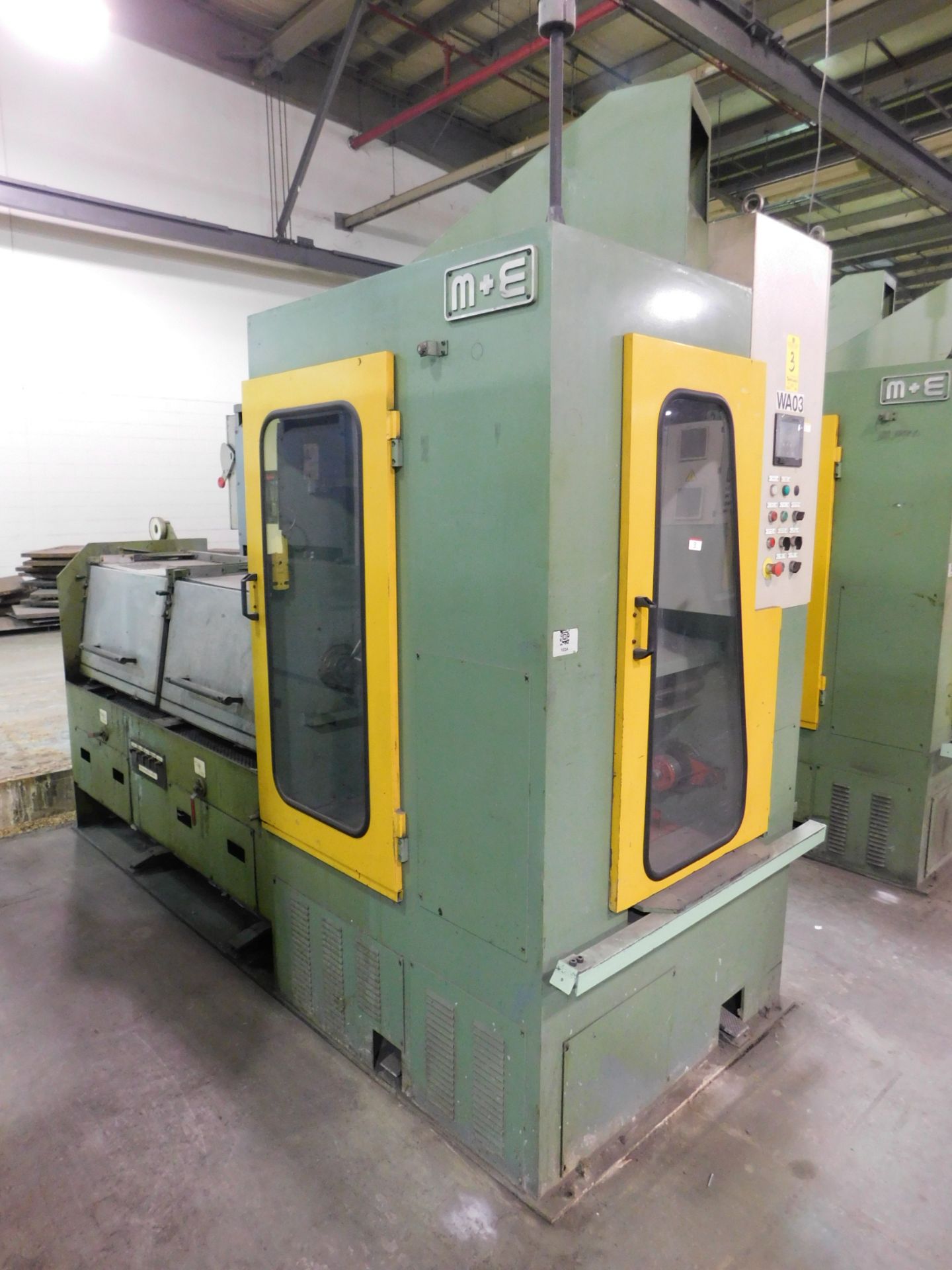 M & E Model NMG 25 Wet Wire Drawing Machine, SN 4252-13-09 with Integrated Spooler Model, SP 330,