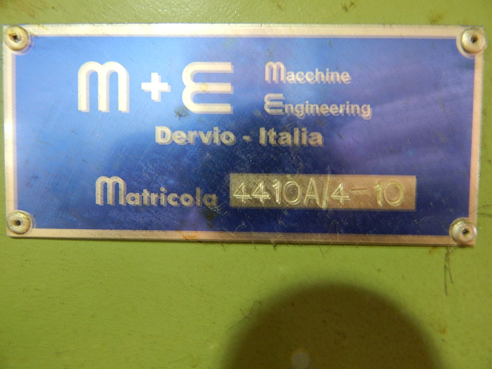 M & E Model NMG 25 Wet Wire Drawing Machine, SN 4410A-4-10 with Integrated Spooler Model, SP 330, - Image 6 of 6