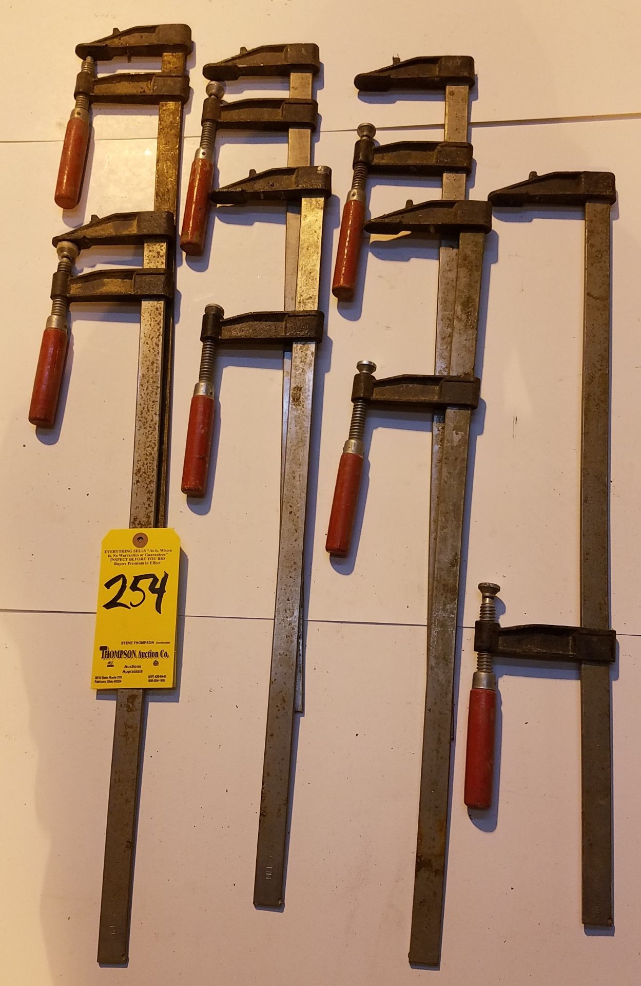 (7) 24 in Bar Clamps