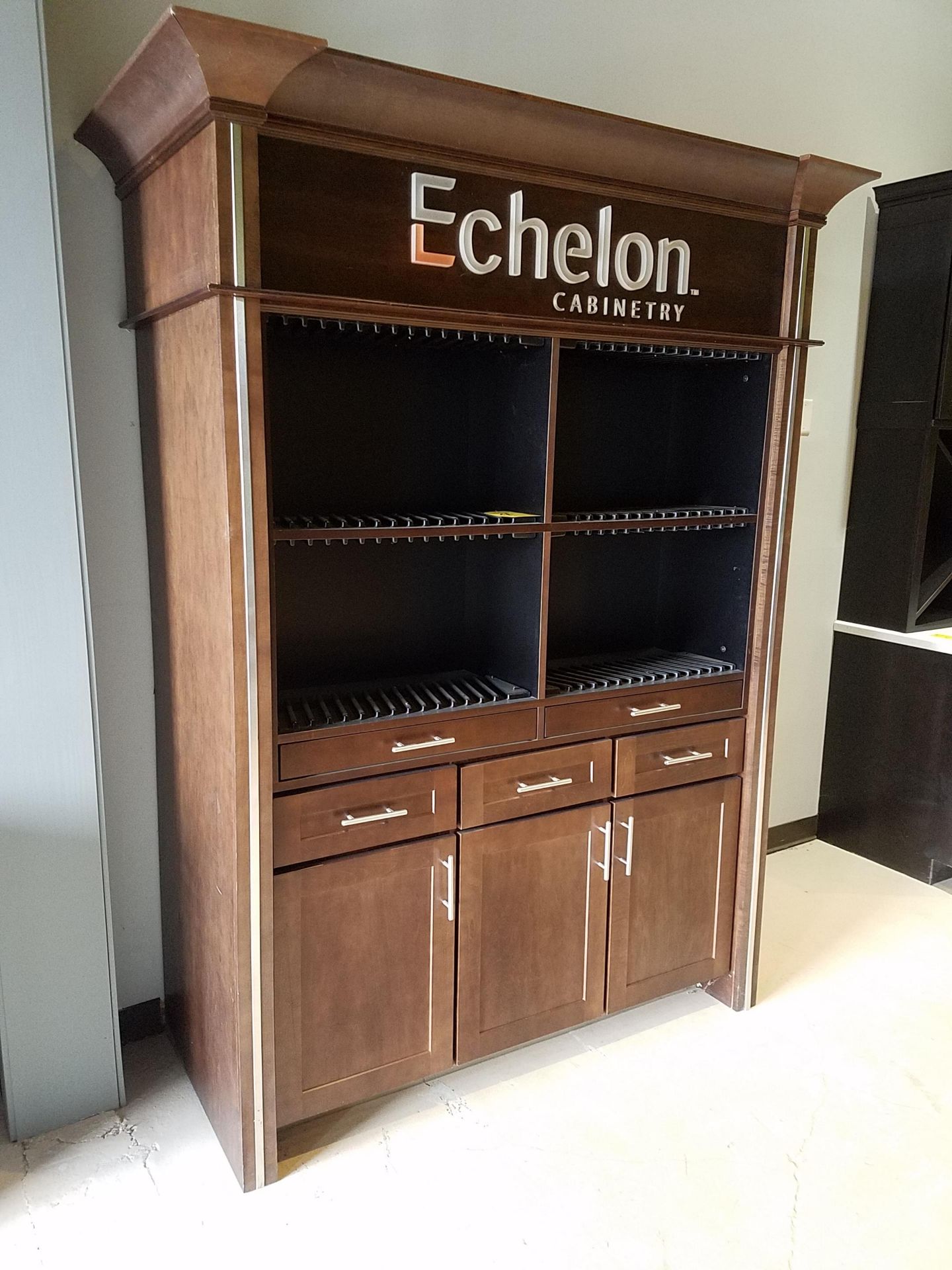 Custom Echelon Display Cabinet 5" Wide