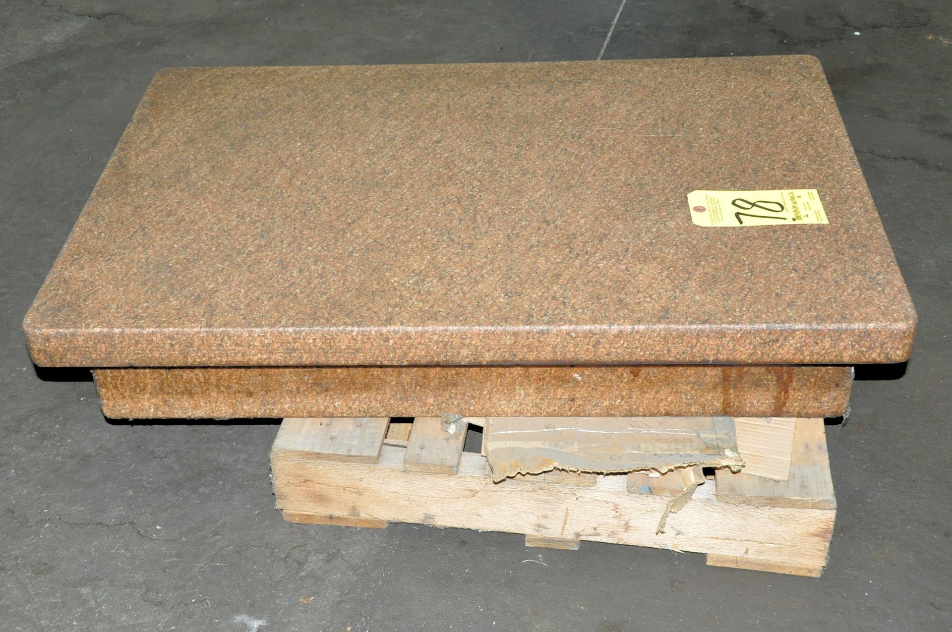 24" x 36" x 6" 4-Ledge Pink Granite Surface Plate on Pallet - Image 2 of 2