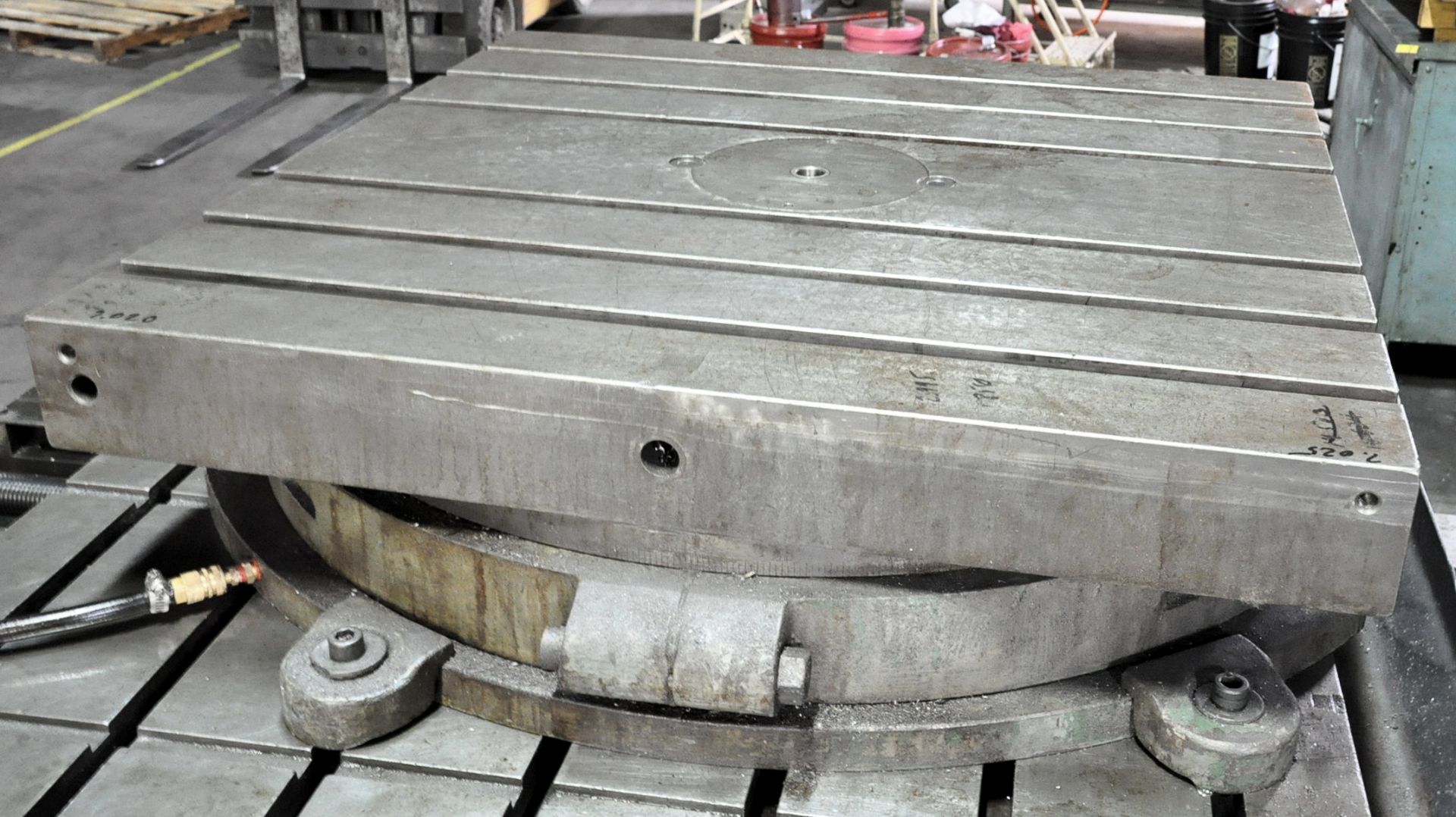 36" x 36" T-Slotted Air Lift Rotary Table - Image 2 of 2
