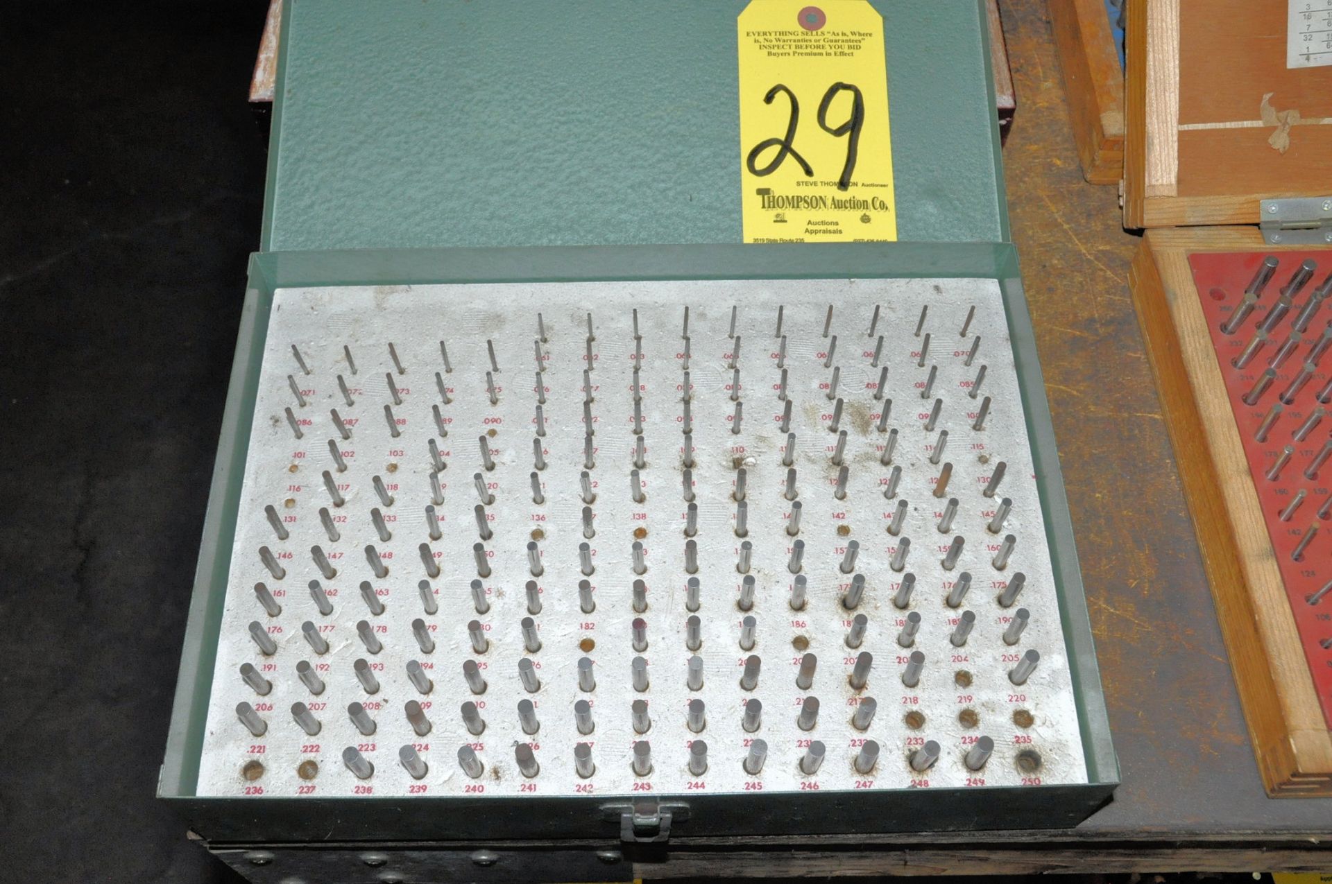 0.061 - 0.250 Pin Gage Set