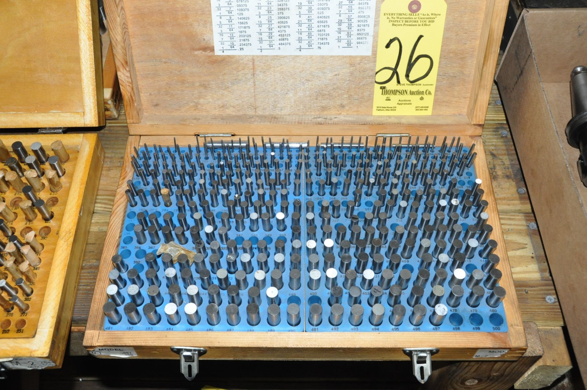 0.061 - 0.500 Pin Gage Set