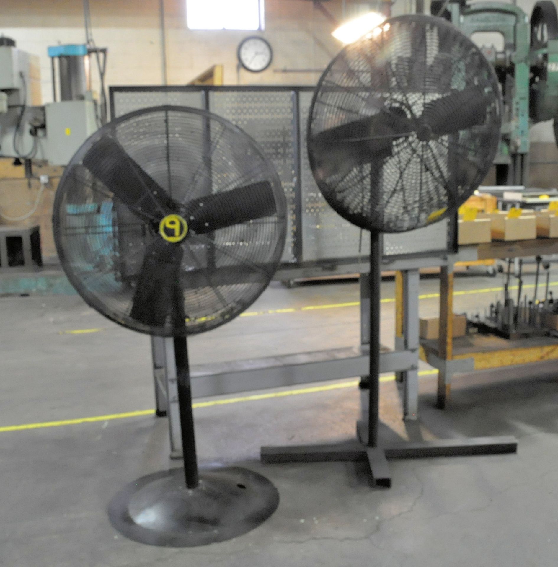 Lot-(2) 30" Pedestal Shop Fans