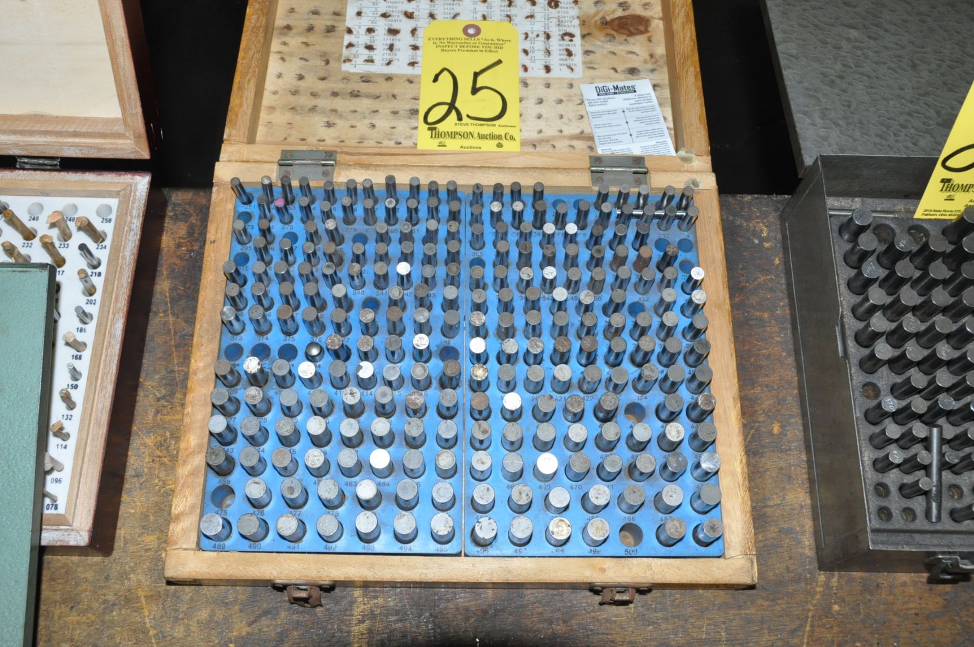 0.251 - 0.500 Pin Gage Set