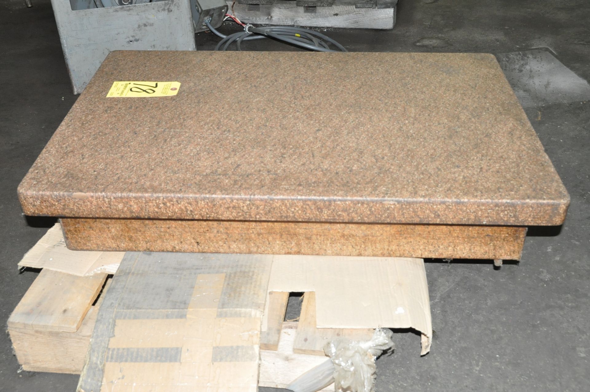 24" x 36" x 6" 4-Ledge Pink Granite Surface Plate on Pallet
