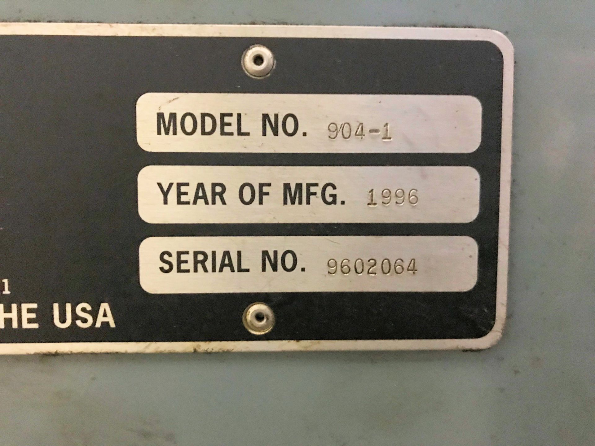 Fadal Model VMC 3016 CNC Vertical Machining Center, s/n 9602064, New 1996, Fadal 32MP CNC Control, - Image 7 of 7