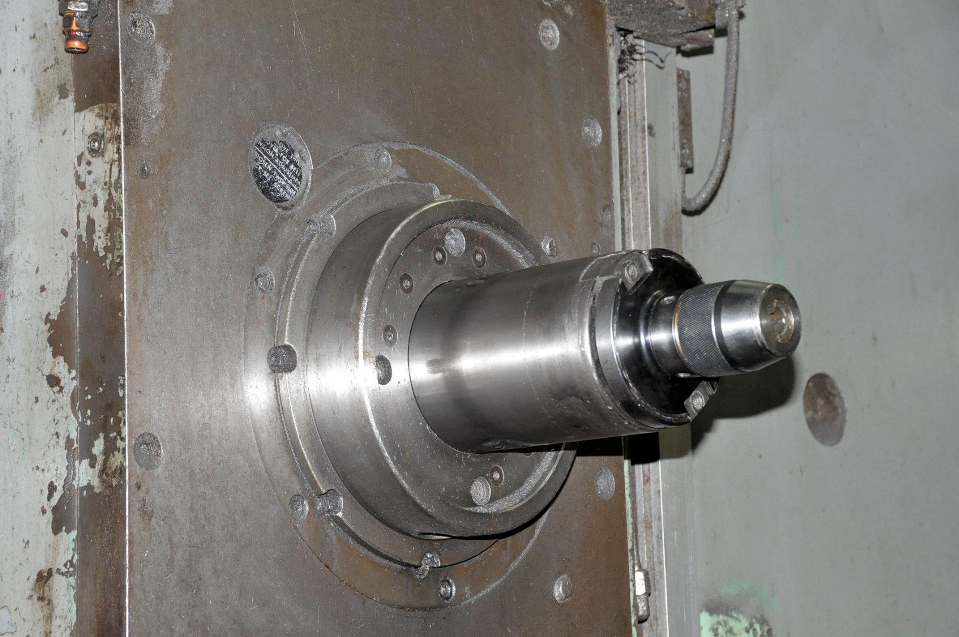 Lucas Model 441B-72 Horizontal Boring and Milling Machine, 4 Inch Spindle, Anilam Wizard 550 D.R.O., - Bild 4 aus 5