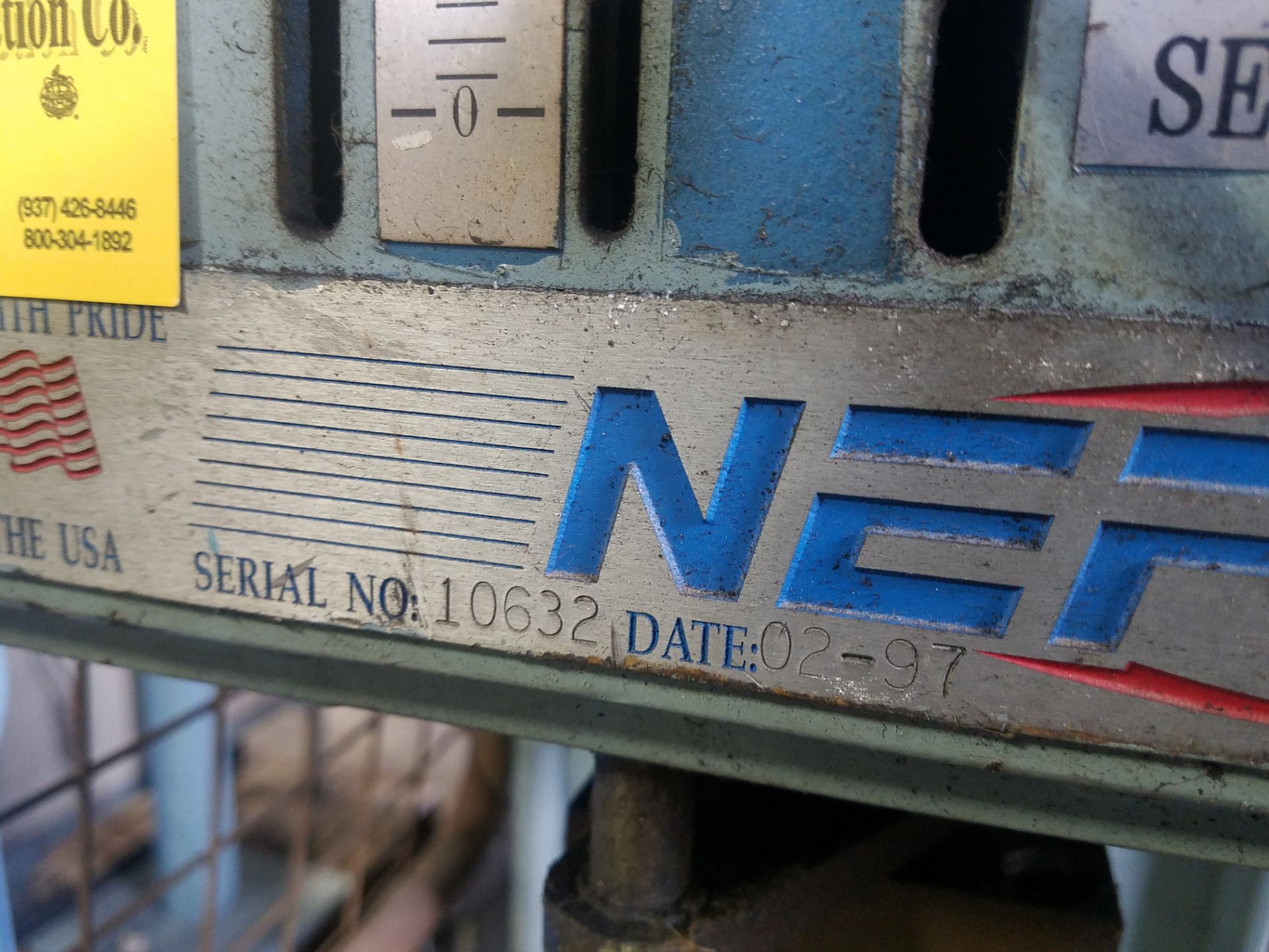 Neff C-Frame Hydraulic Press,6 Ton, s/n 10632, Loading Fee $50.00 - Image 2 of 2