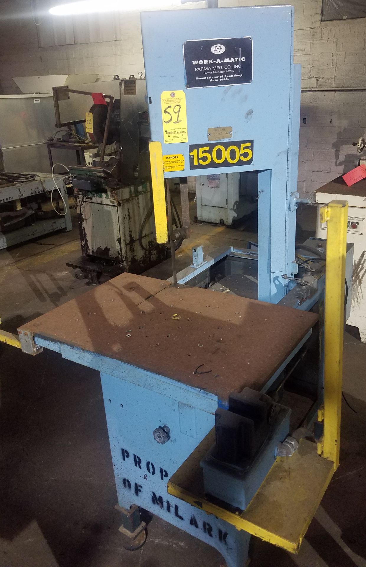 Parma Work A Matic Universal Band Saw