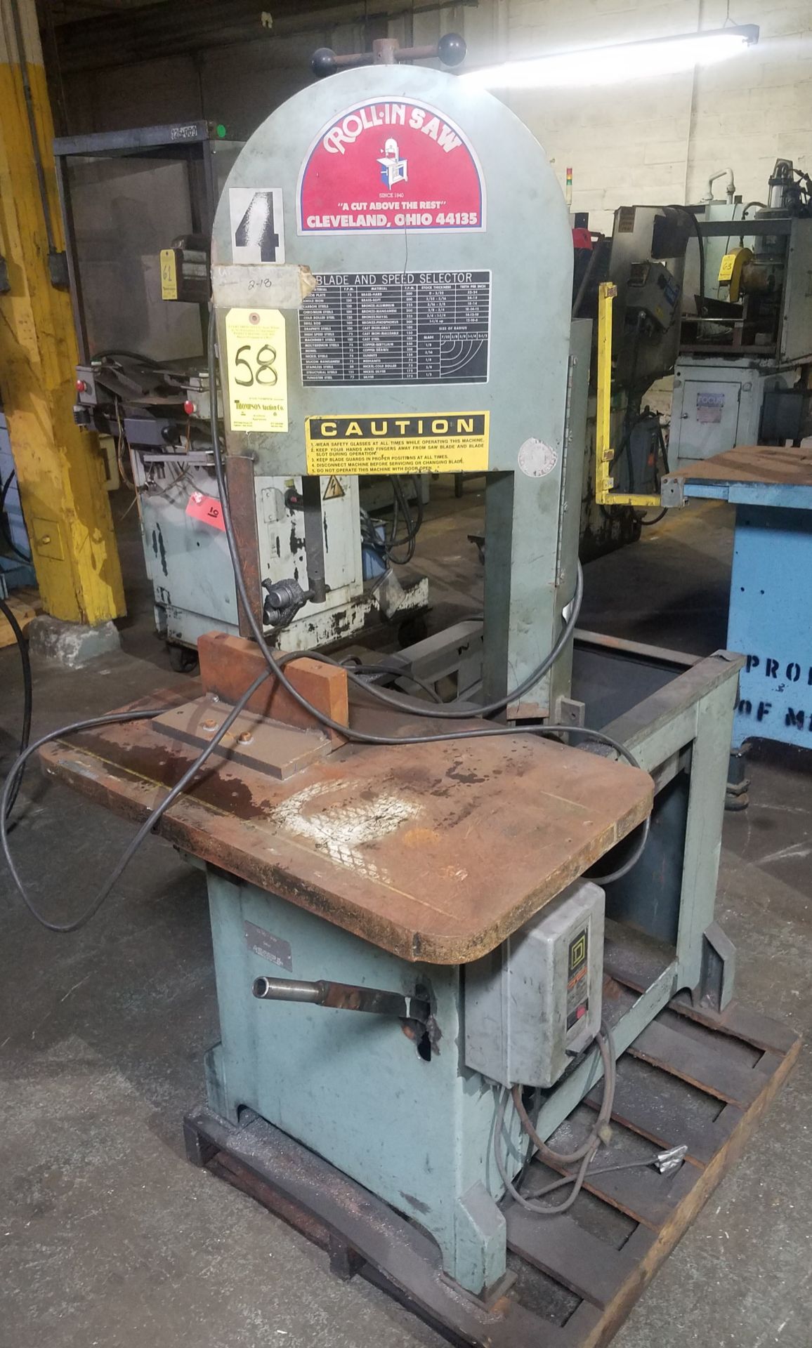 Roll In Universal Band Saw