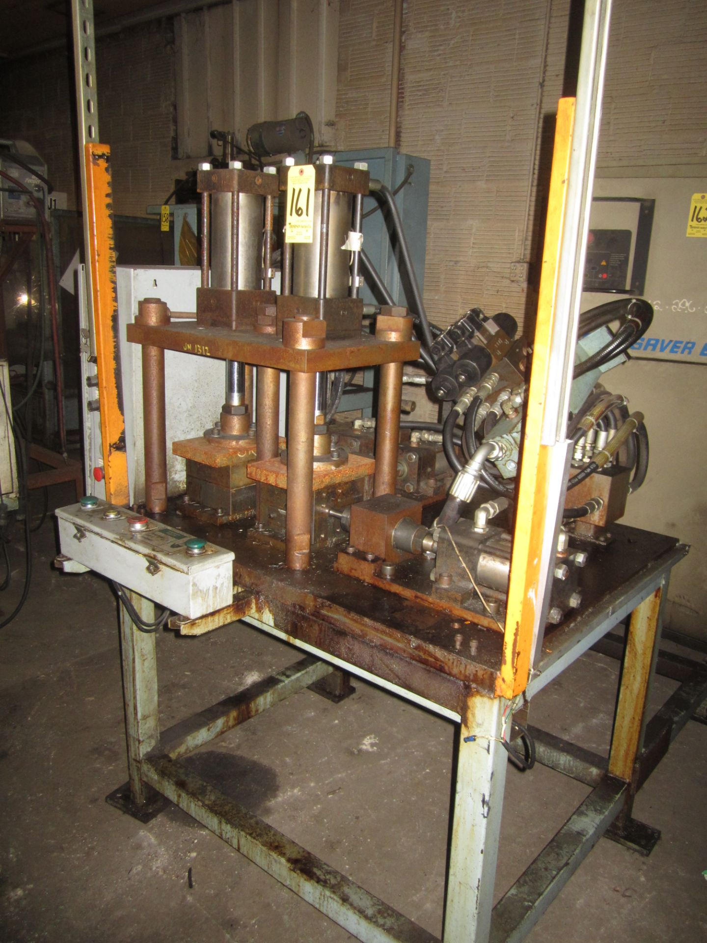 Custom Built Hydraulic Forming Machine, Loading Fee $50.00