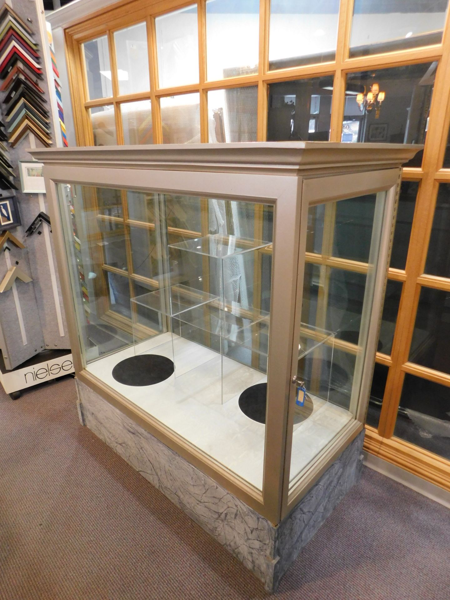 48"Glass Display Case, 60" High - Image 2 of 4