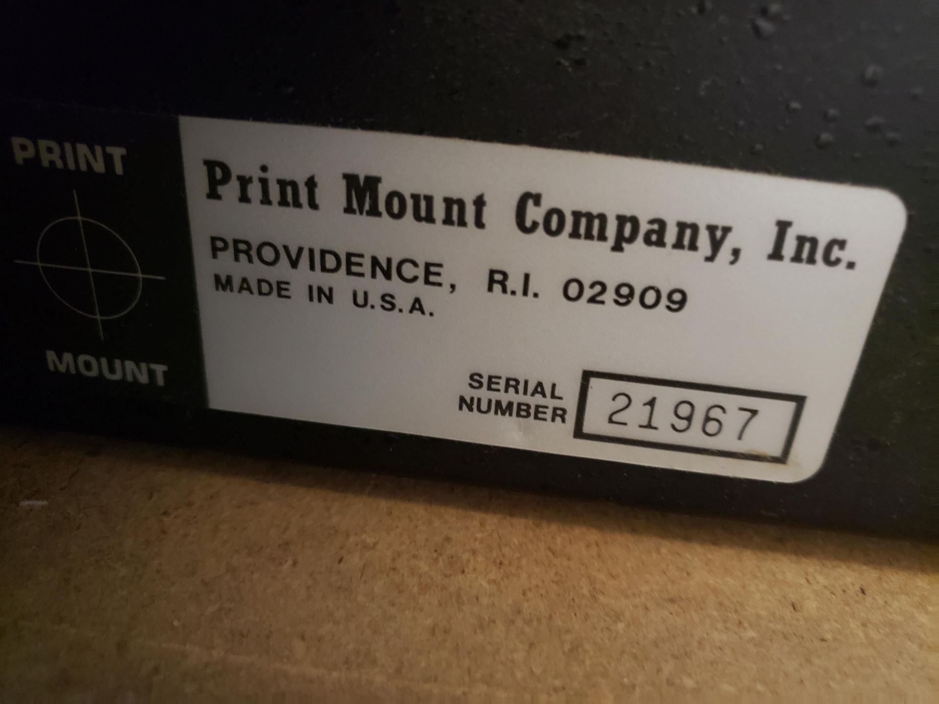 Print Mount Hot Shot Heat/Vacuum Press 34 in Deep x 60 Wide Capacity - Image 7 of 7