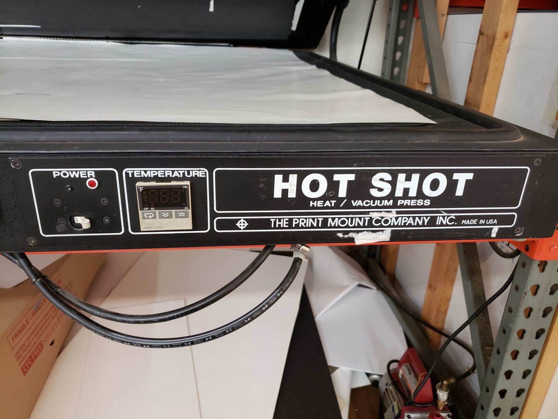 Print Mount Hot Shot Heat/Vacuum Press 34 in Deep x 60 Wide Capacity - Image 4 of 7