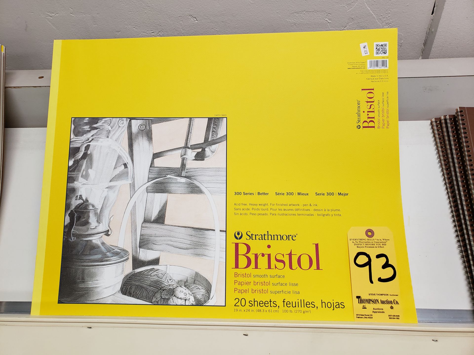 (5) Strathmore Bristol 300 Series Smooth Surface Acid Free Pad