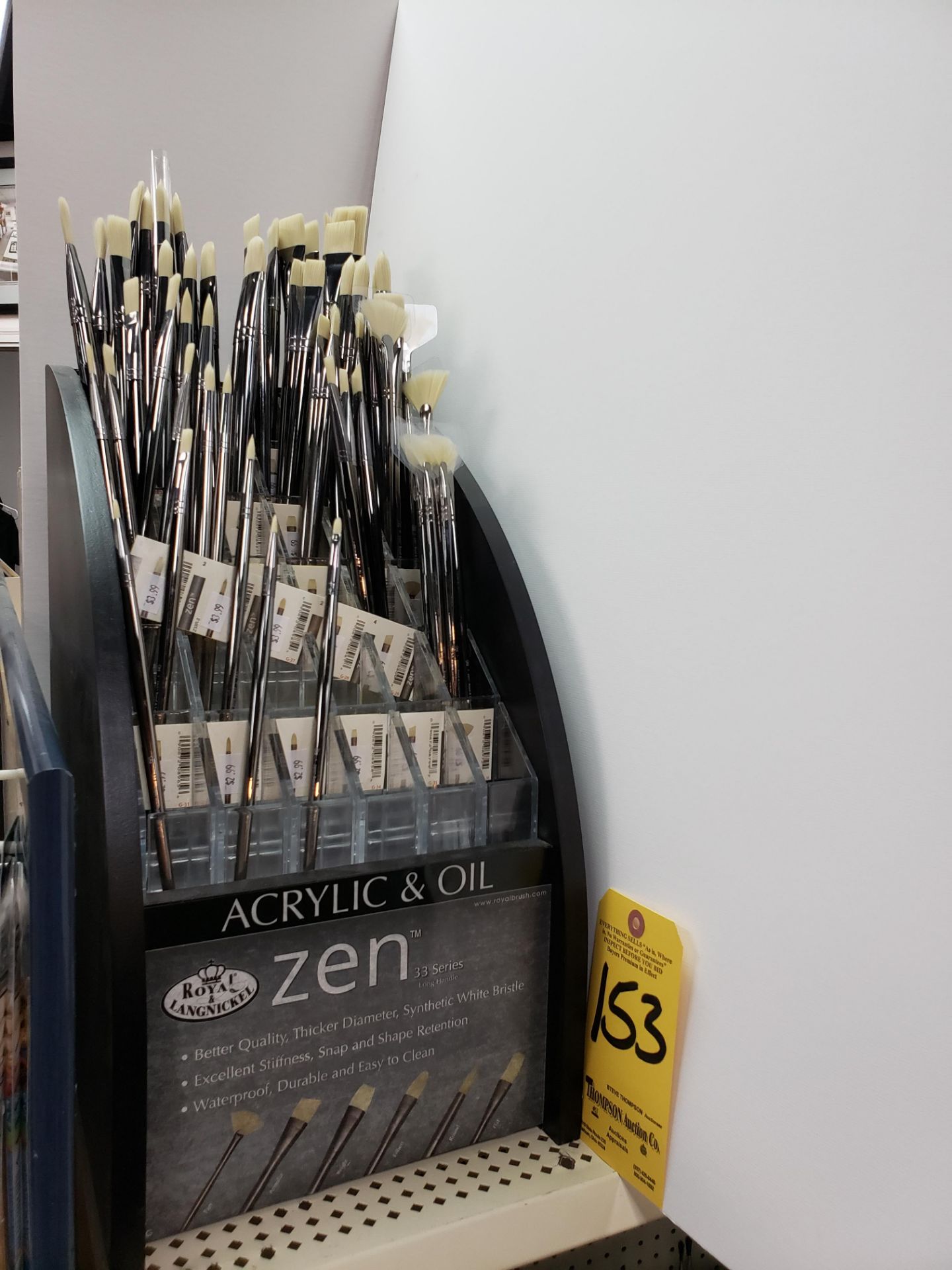 Royal & Langnickle Zen 33 Series Acrylic & Oil Brush Assortment & Display
