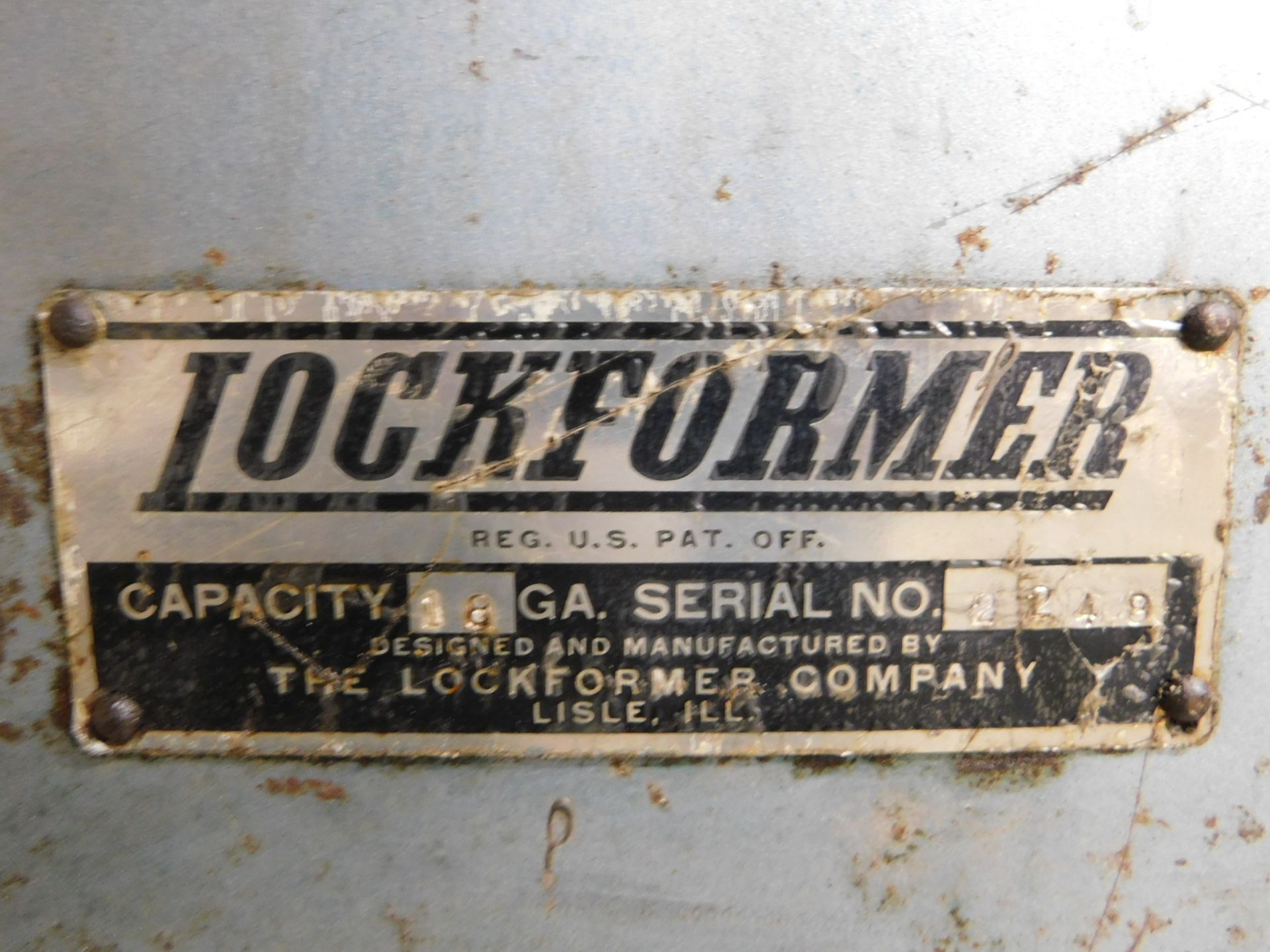 Lockformer Autoguide Power Flanger, s/n 2249, 18 Gage Capacity, Pataskala Location - Image 7 of 7