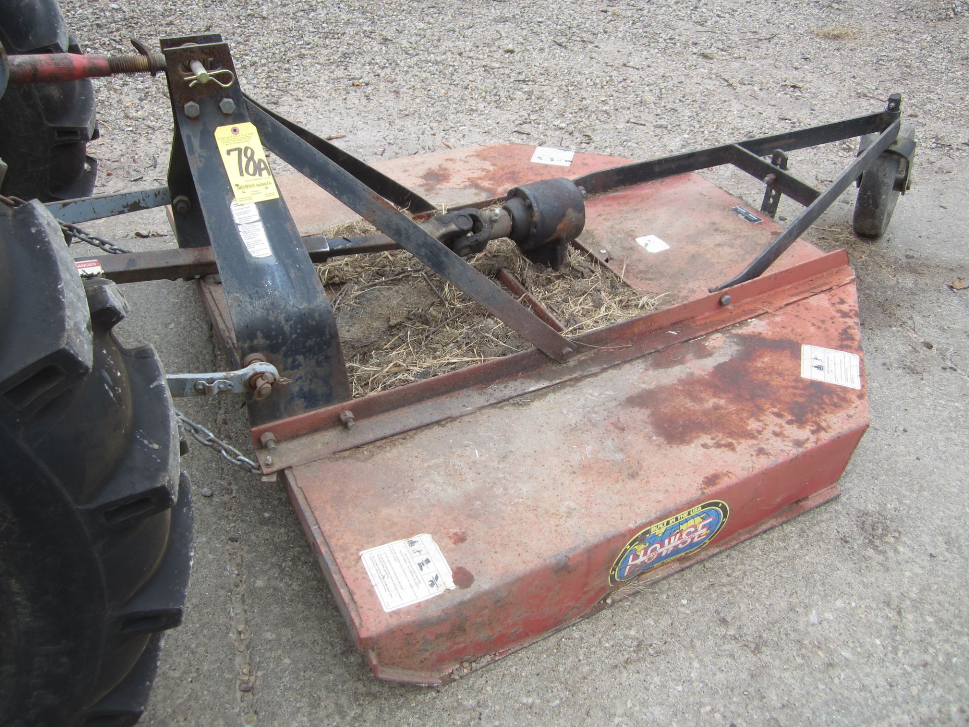Howse Hi-Co Model 500 Mower, s/n 0926940103, 5 Ft. Deck Width, PTO, 3-Point Hitch