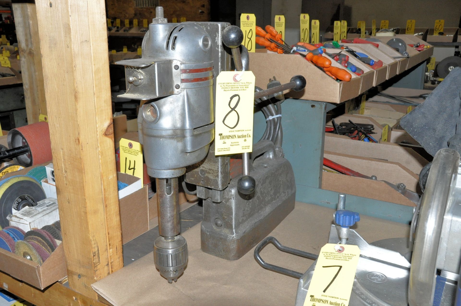 Milwaukee Model B2, Magnetic Base Drill Press, S/n 4690, 1/2" Chuck