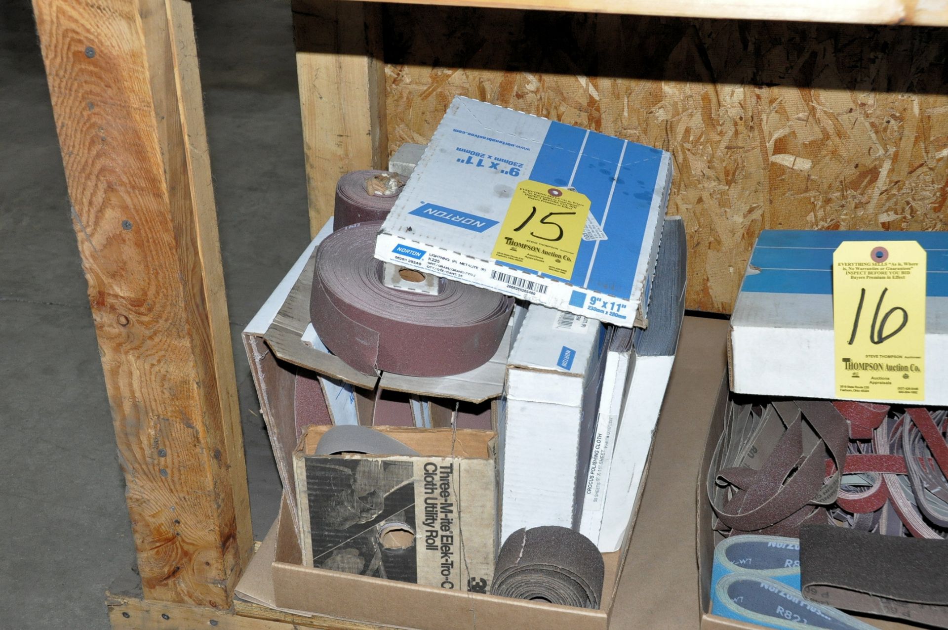 Lot-Roll Sanding Supplies in (1) Box