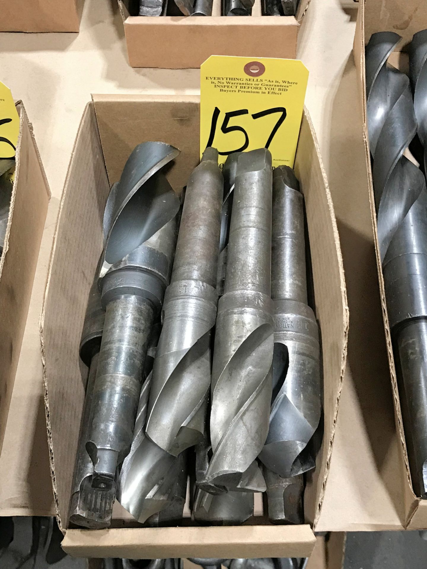 Lot-Taper Shank Drill Bits in (1) Box